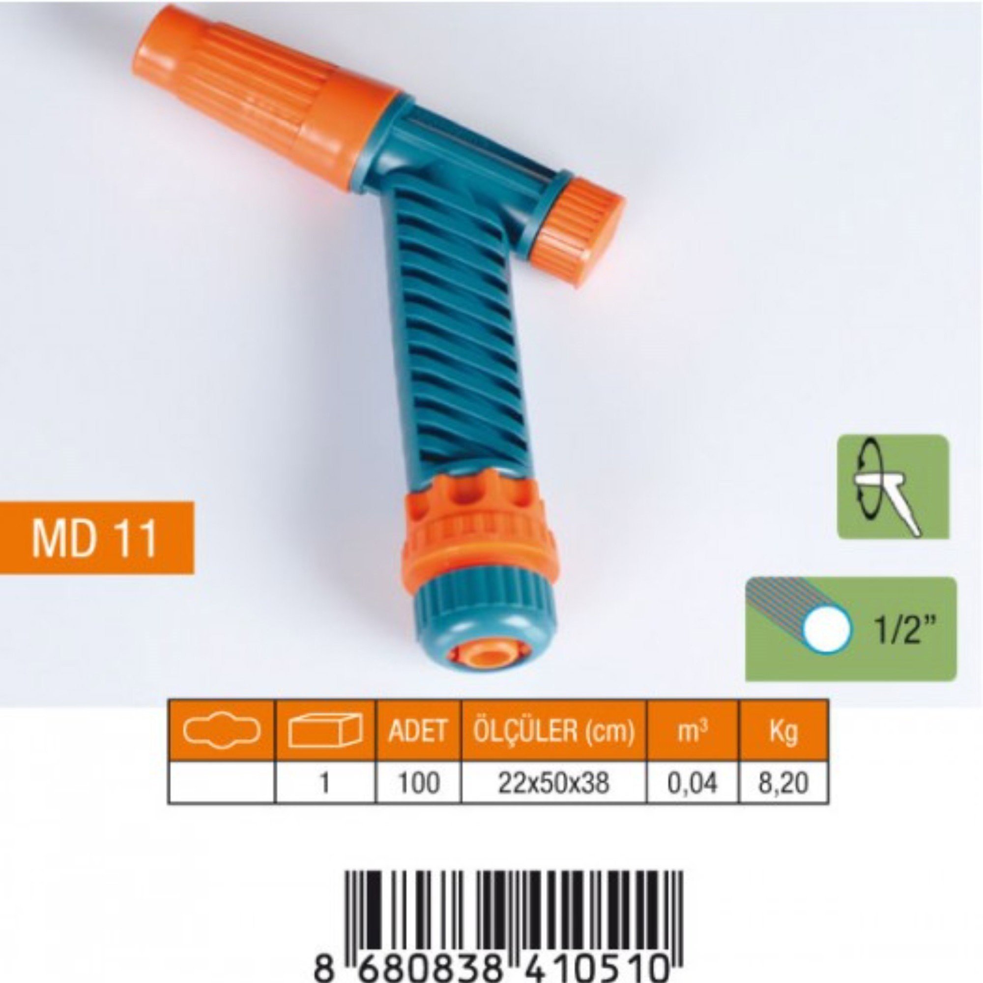 MEDALYAN PLASTİK TABANCA LANS LUX 1/2
