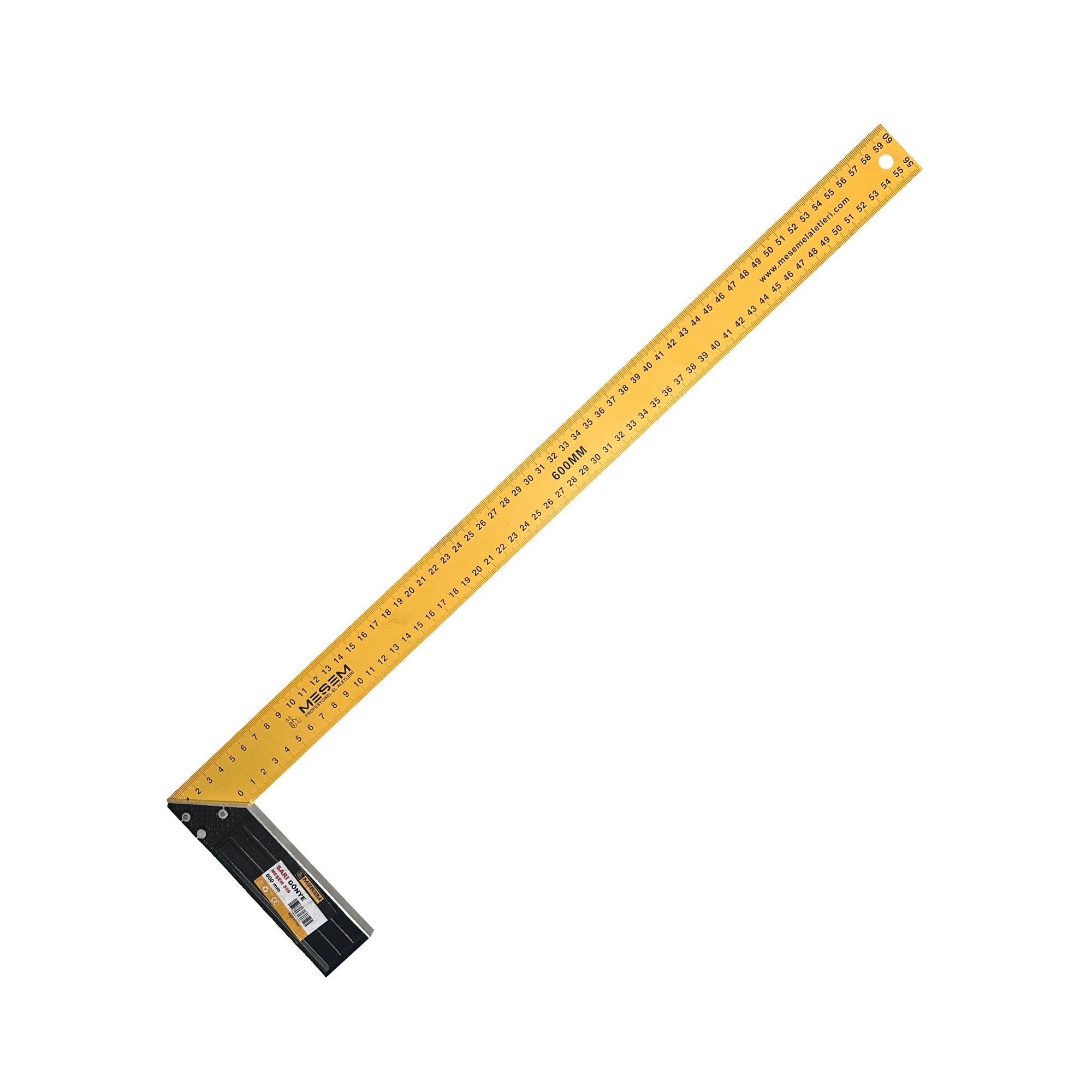 MEŞEM MARANGOZ GÖNYE SARI 60 CM KOD:559