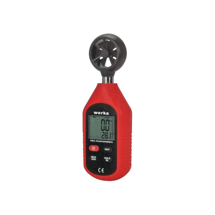Mini Dijital Anemometre