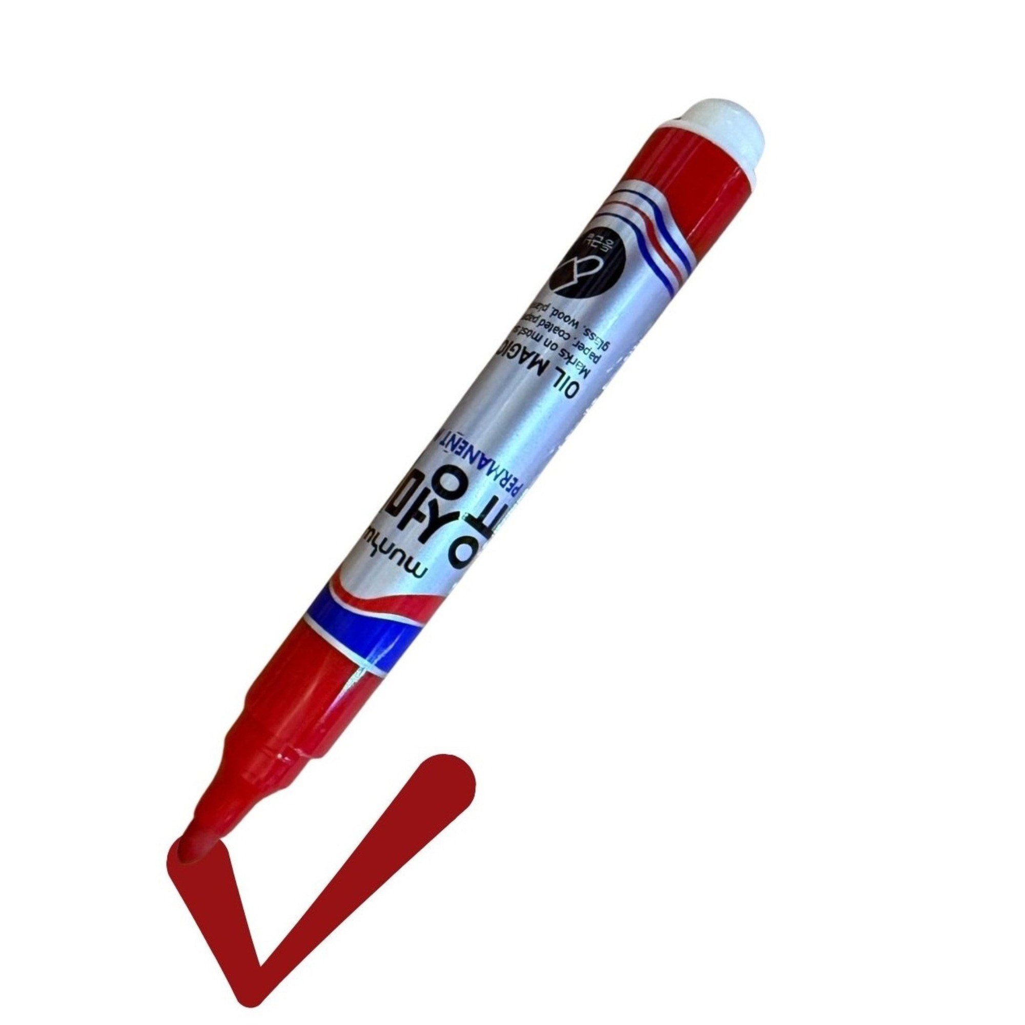 MUNHWA PERMANENT MARKER KOLİ KALEMİ KIRMIZI