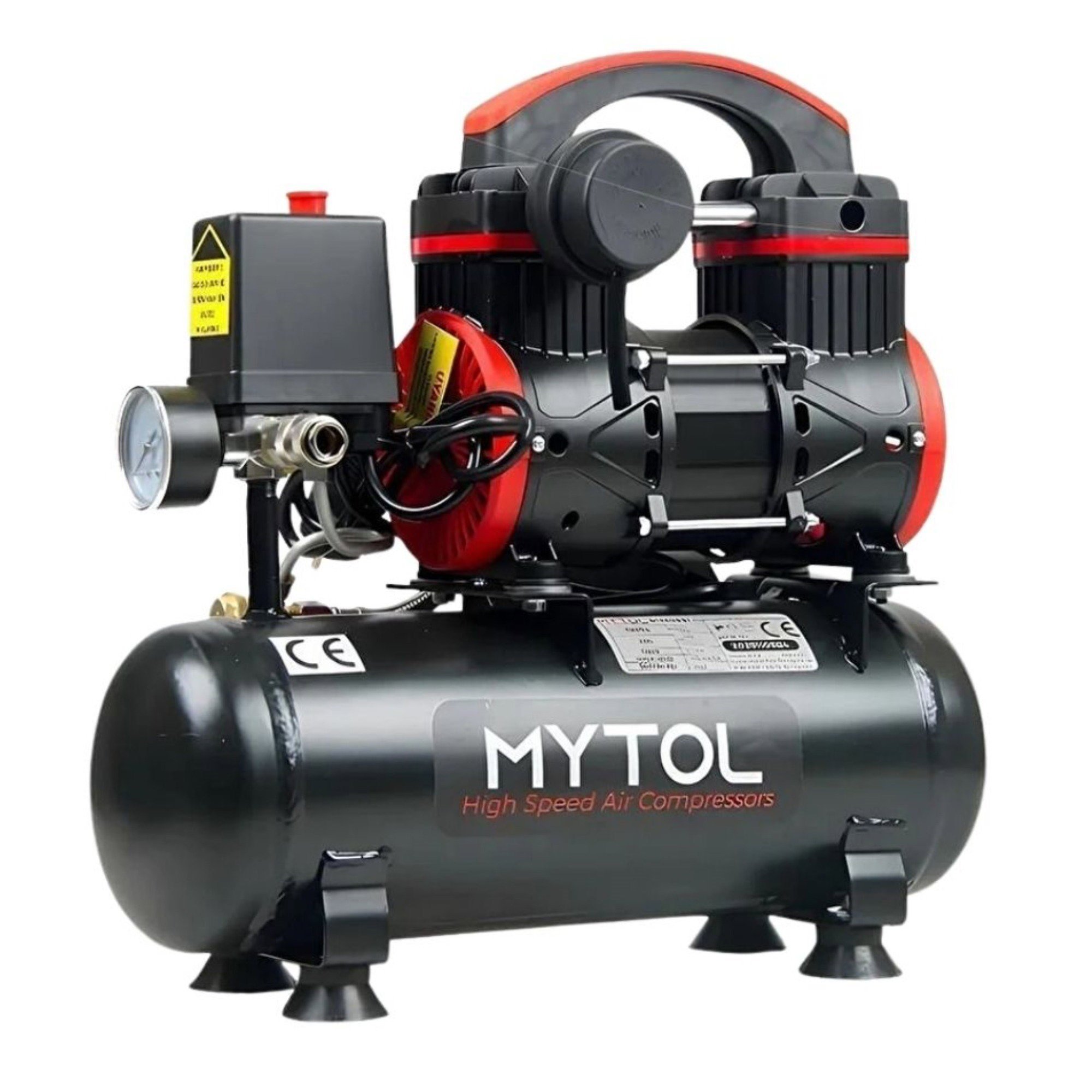 MYTOL YÜKSEK HIZLI YAĞSIZ KOMPRESÖR MYK61 1HP 6 LT