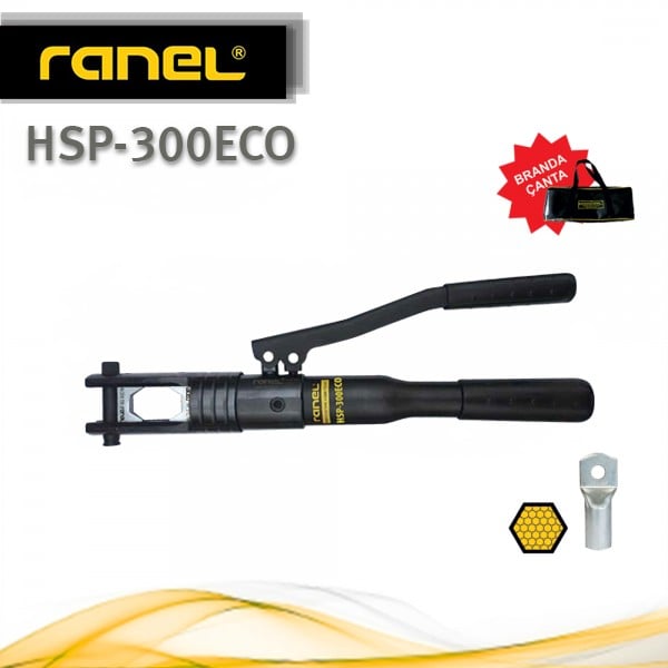 Ranel HSP-300ECO Hidrolik Çift El Pabuç Sıkma Pensesi