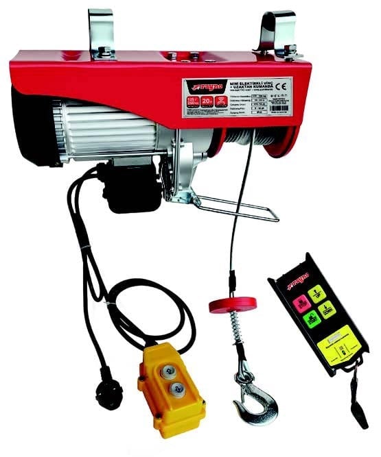 RAYNO ELEKTRİKLİ MİNİ VİNÇ 600-1200 KG 20 M (WİFİ)