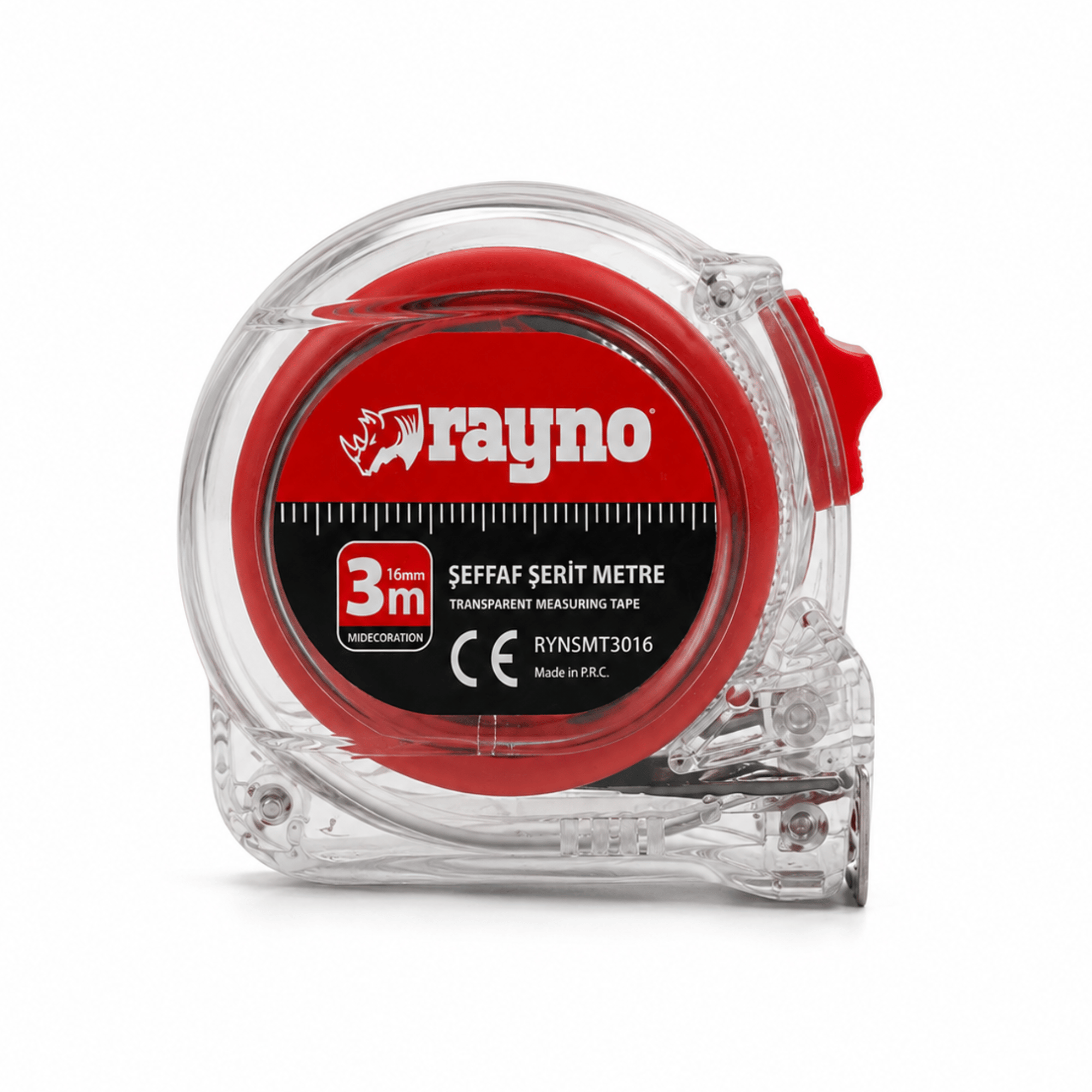 RAYNO ŞERİT METRE ŞEFFAF (RYN11510) 3x16 MT