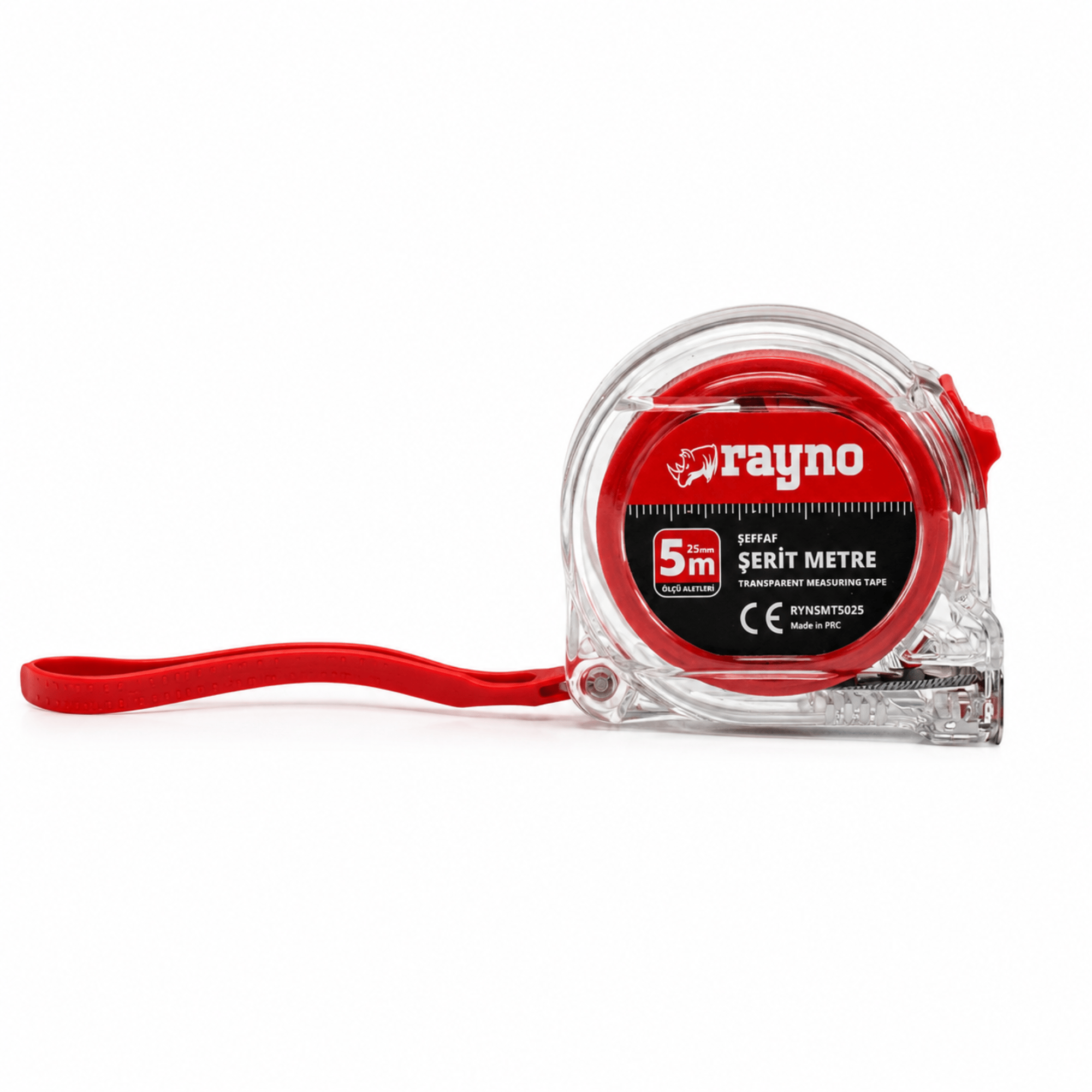 RAYNO ŞERİT METRE ŞEFFAF (RYN11512) 5x25 MT