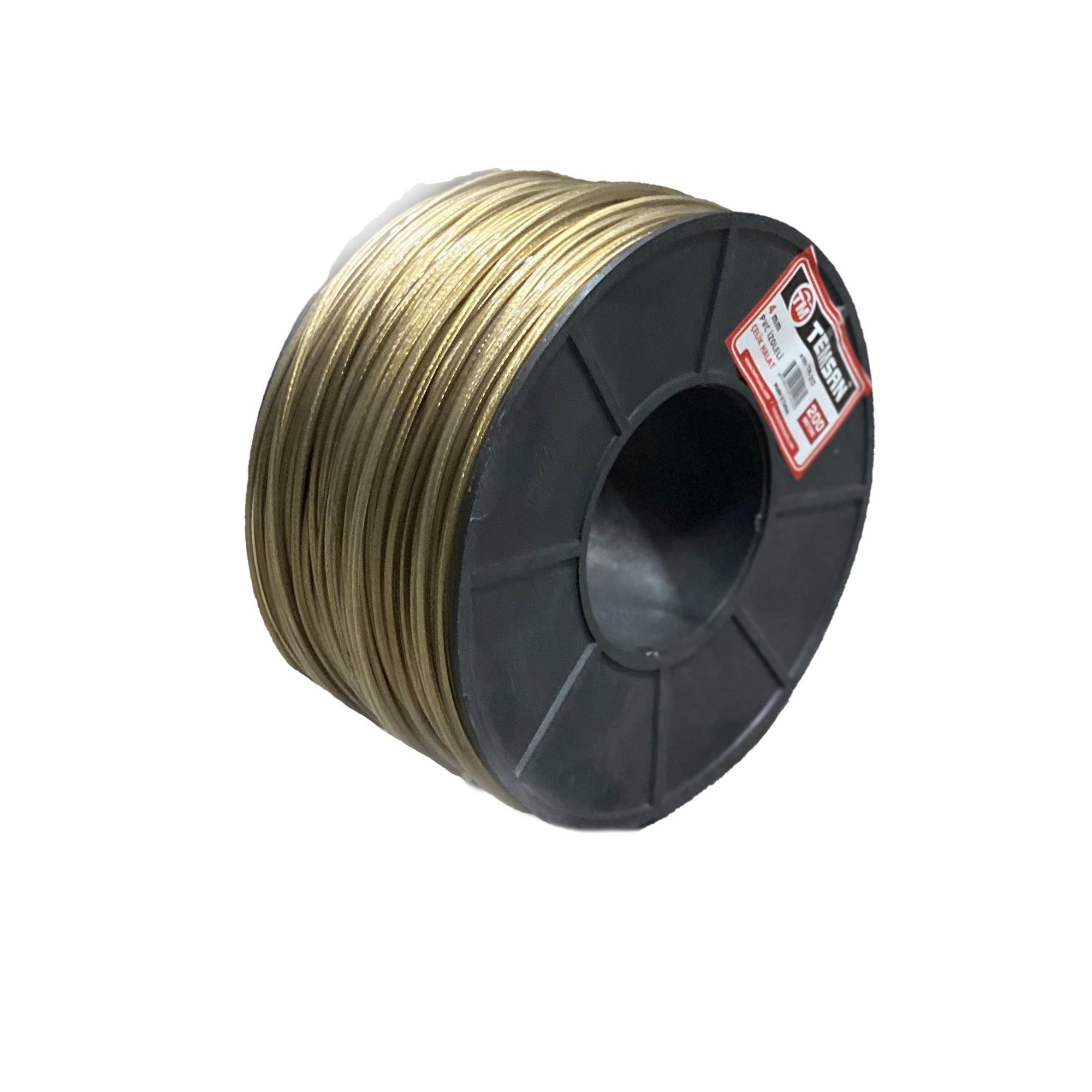 ŞEFFAF İZOLELİ ÇELİK HALAT 3 MM