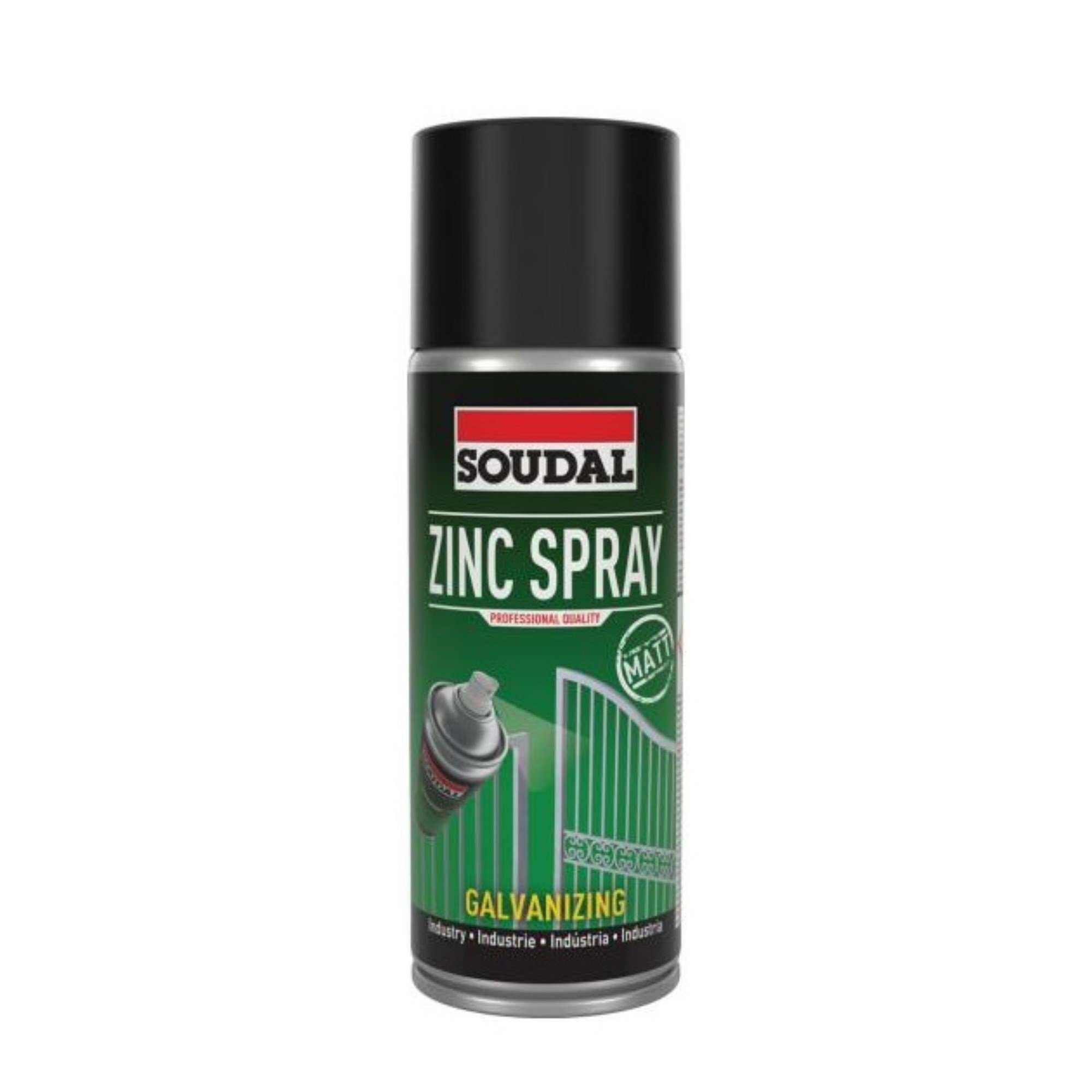 SOUDAL ALÜMİNYUM ÇİNKO SPREY BOYA 400 ML (154607)