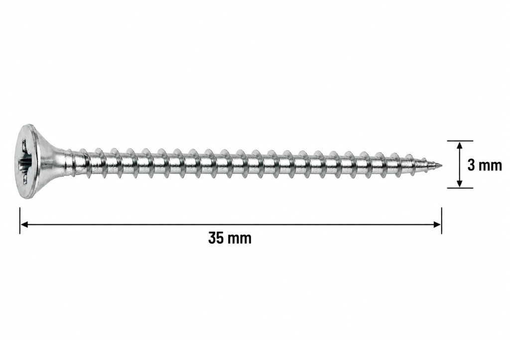 STD 3*35 SUNTA VİDASI - 1 PKT - 1000 ADET