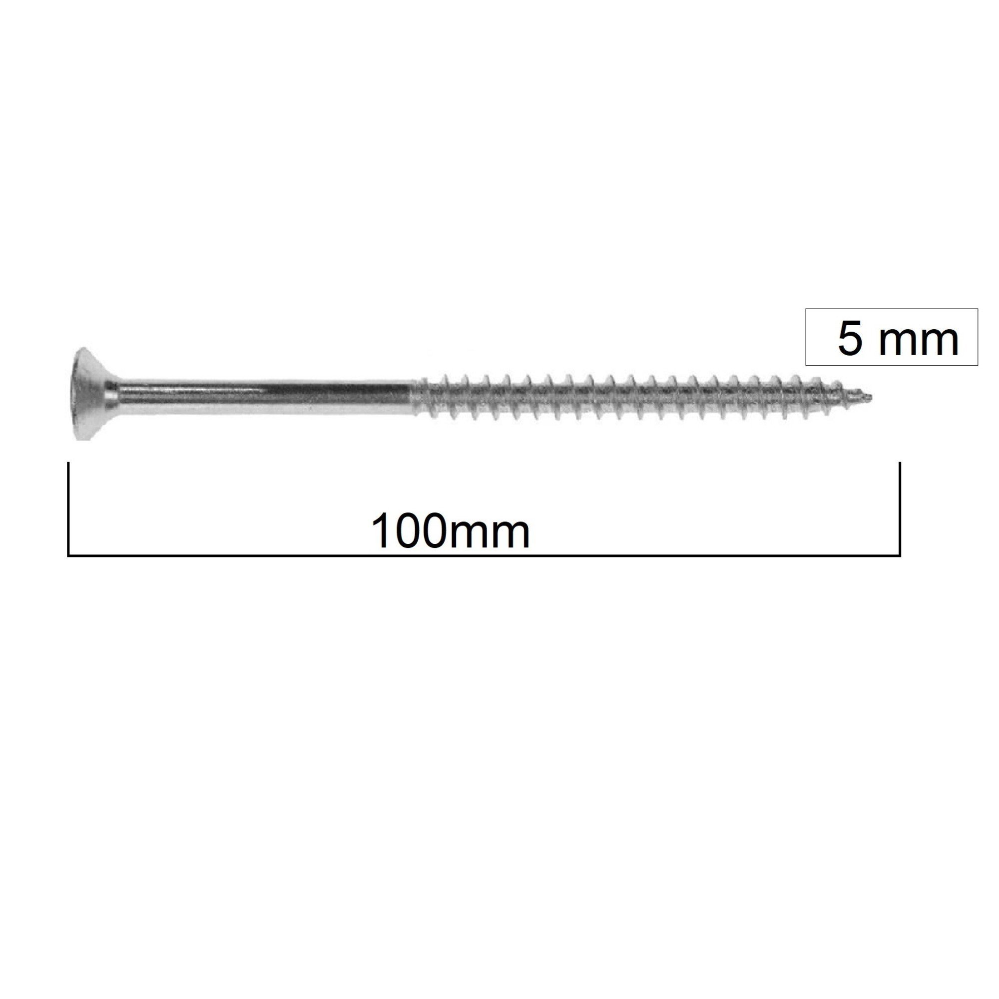 STD 5*100 SUNTA VİDASI - 1 PKT - 100 ADET