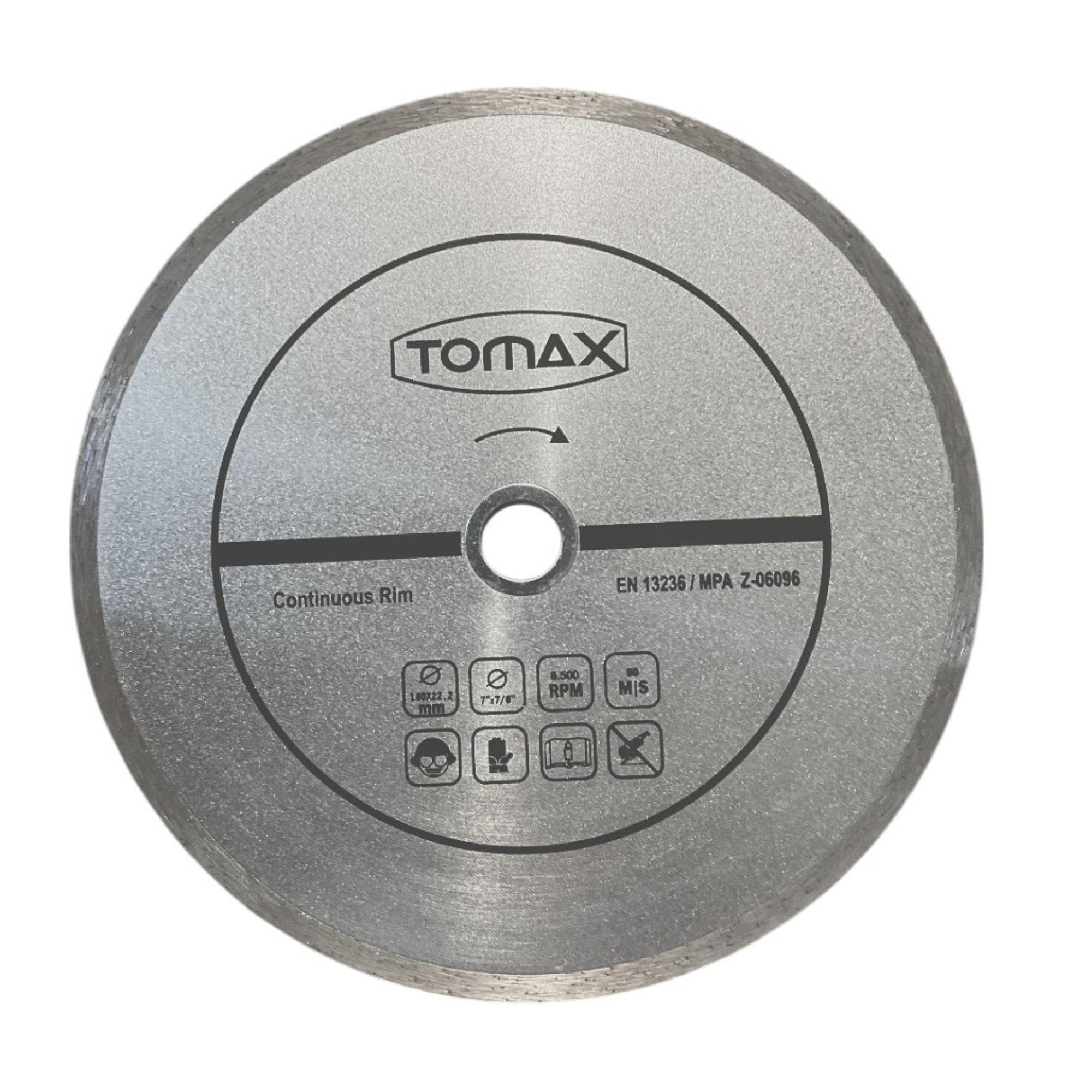 TOMAX SÜREKLİ ELMAS KESİCİ 180x2.2x22