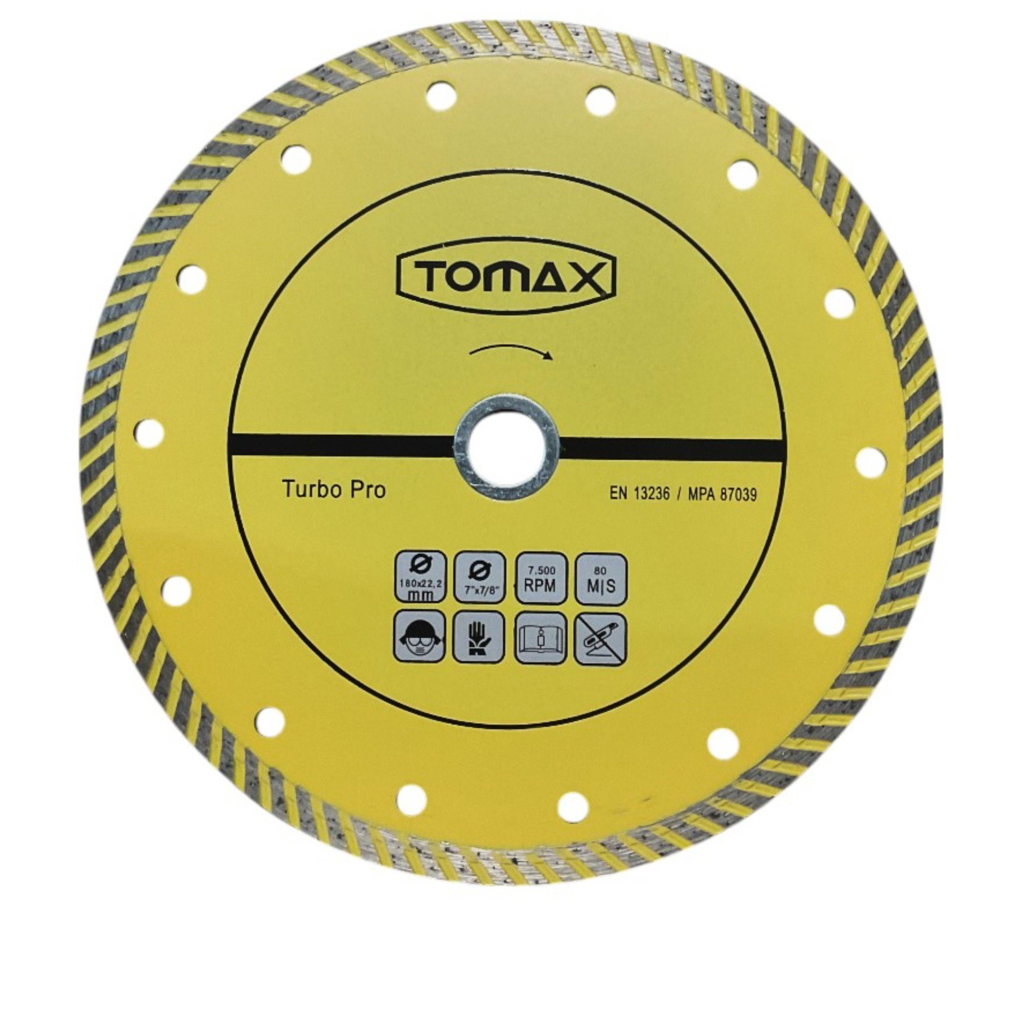 TOMAX TURBO ELMAS KESİCİ 180x2.2x22