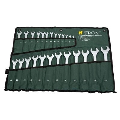 TROY 21525 Kombine Anahtar Takımı (25 Parça, 6-32mm)