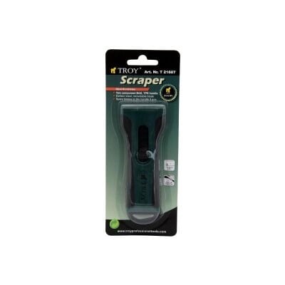 TROY 21607 Plastik Kazıma Bıçağı, 4 Yedek Bıçaklı
