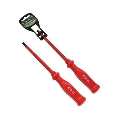TROY 22122 Düz İzoleli Tornavida (5,5x220mm)