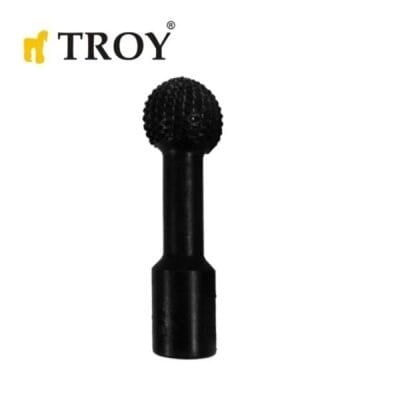 TROY 25081 Avuç Taşlama İçin Küresel Ahşap Zımpara, Öğütme Ucu, M14-30