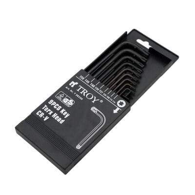 TROY 26200 Allen Anahtar Seti (Torx, 9 Parça)