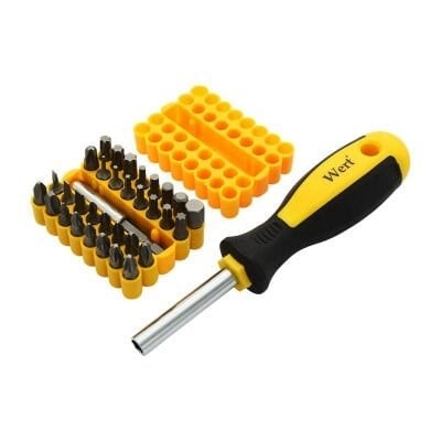 WERT 2255 Bits Uçlu Tornavida Seti (34 Parça)