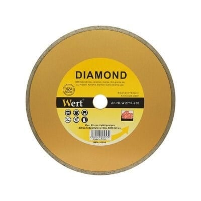 WERT 2710-230 Seramik-Fayans Elmas Testere (230mm)