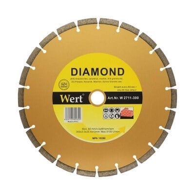 WERT 2711-300 Granit Mermer Elmas Testere (300mm)