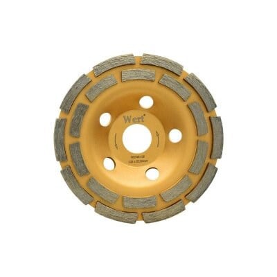 WERT 2740-125 Elmas Taşlama Diski, Çift Sıra, 125mm