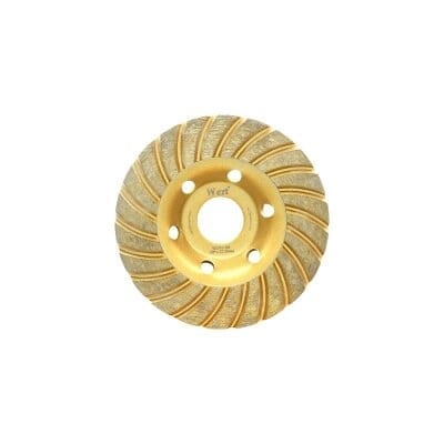 WERT 2741-100 Elmas Taşlama Diski, Turbo, 100mm