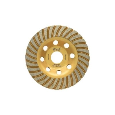 WERT 2741-115 Elmas Taşlama Diski, Turbo, 115mm
