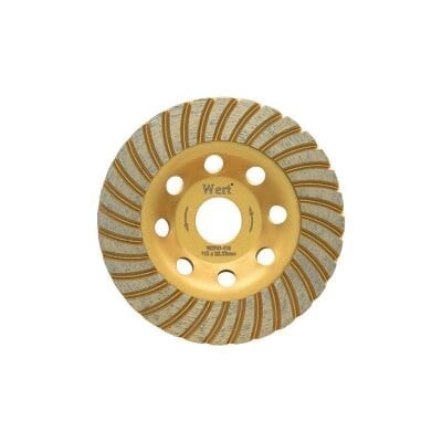 WERT 2741-115 Elmas Taşlama Diski, Turbo, 115mm