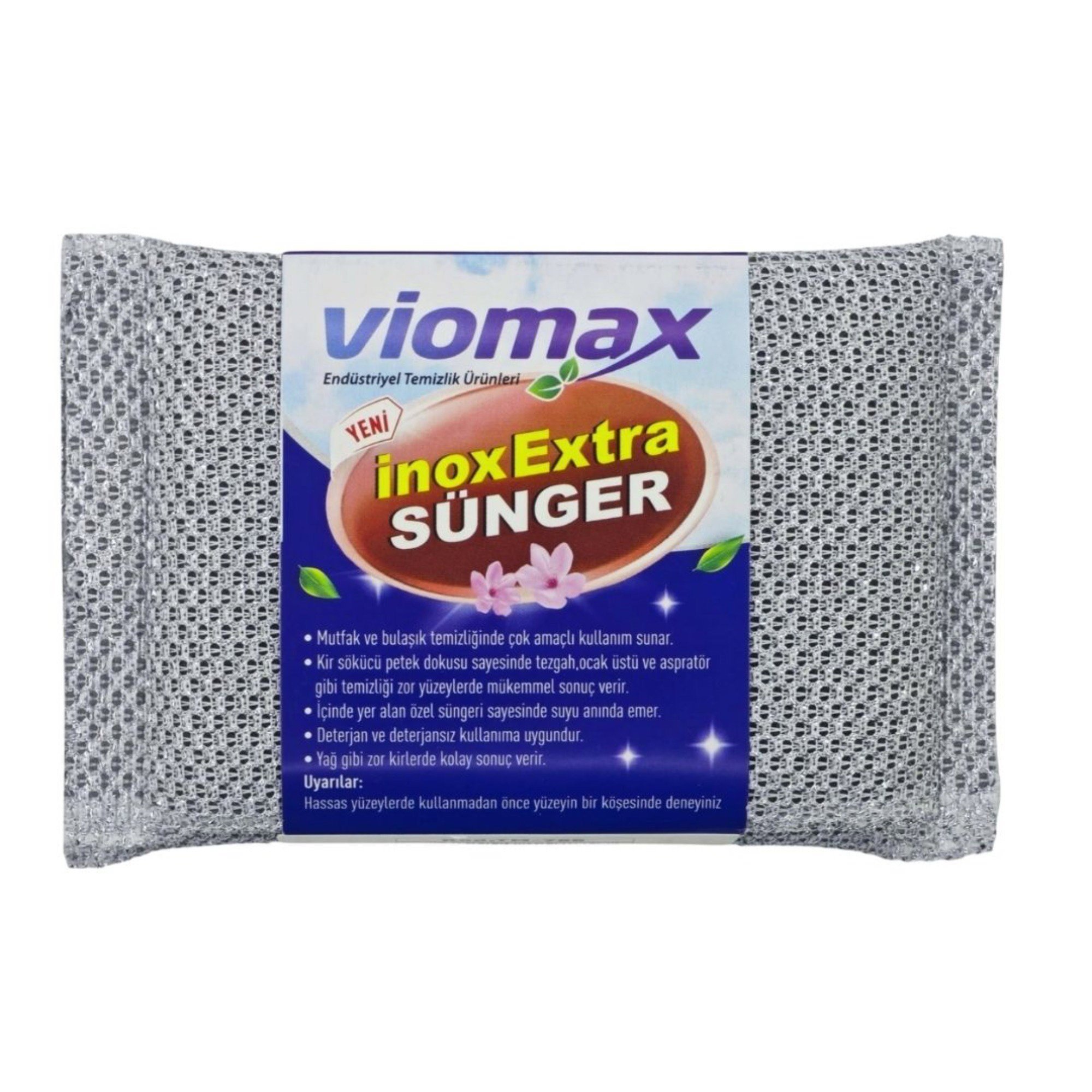 WIOMAX TEMİZLİK INOX BULAŞIK SÜNGERİ 2 Lİ KOD:785