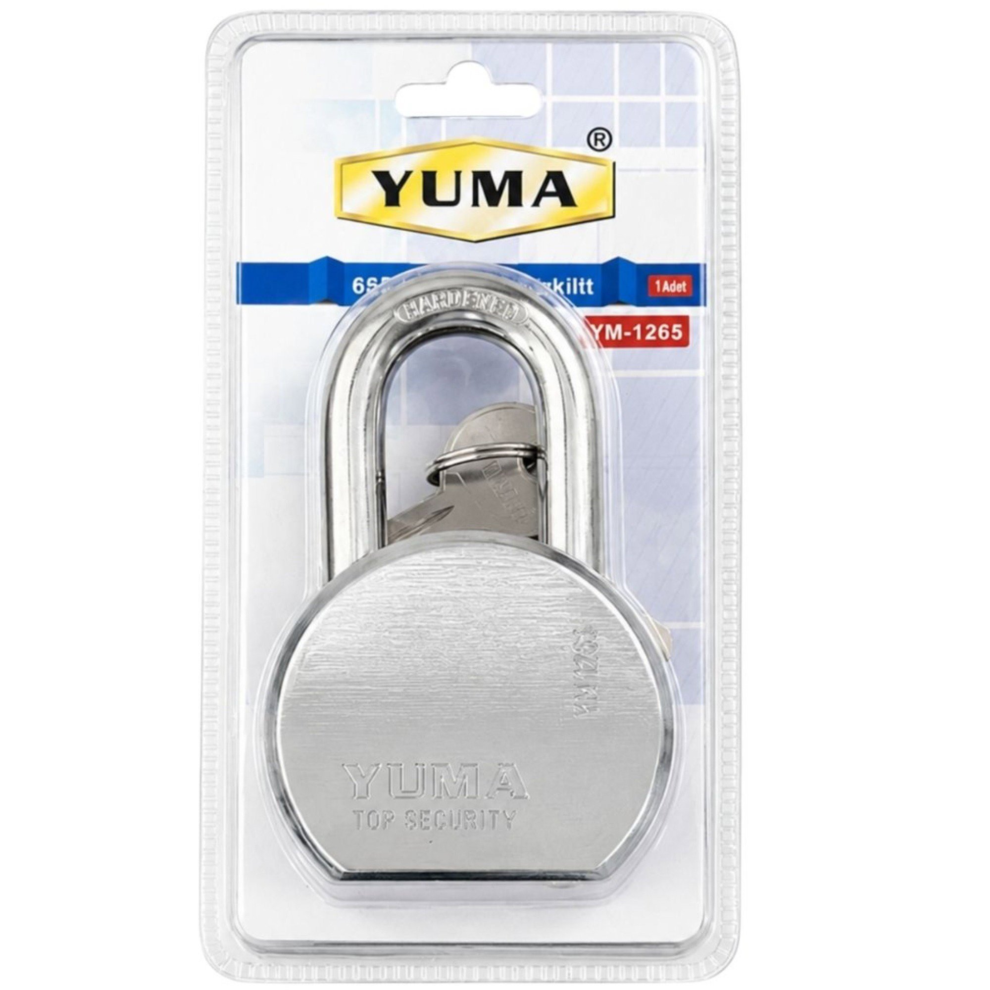 YUMA ÇELİK ASMA KİLİT KISA 65 MM 1265