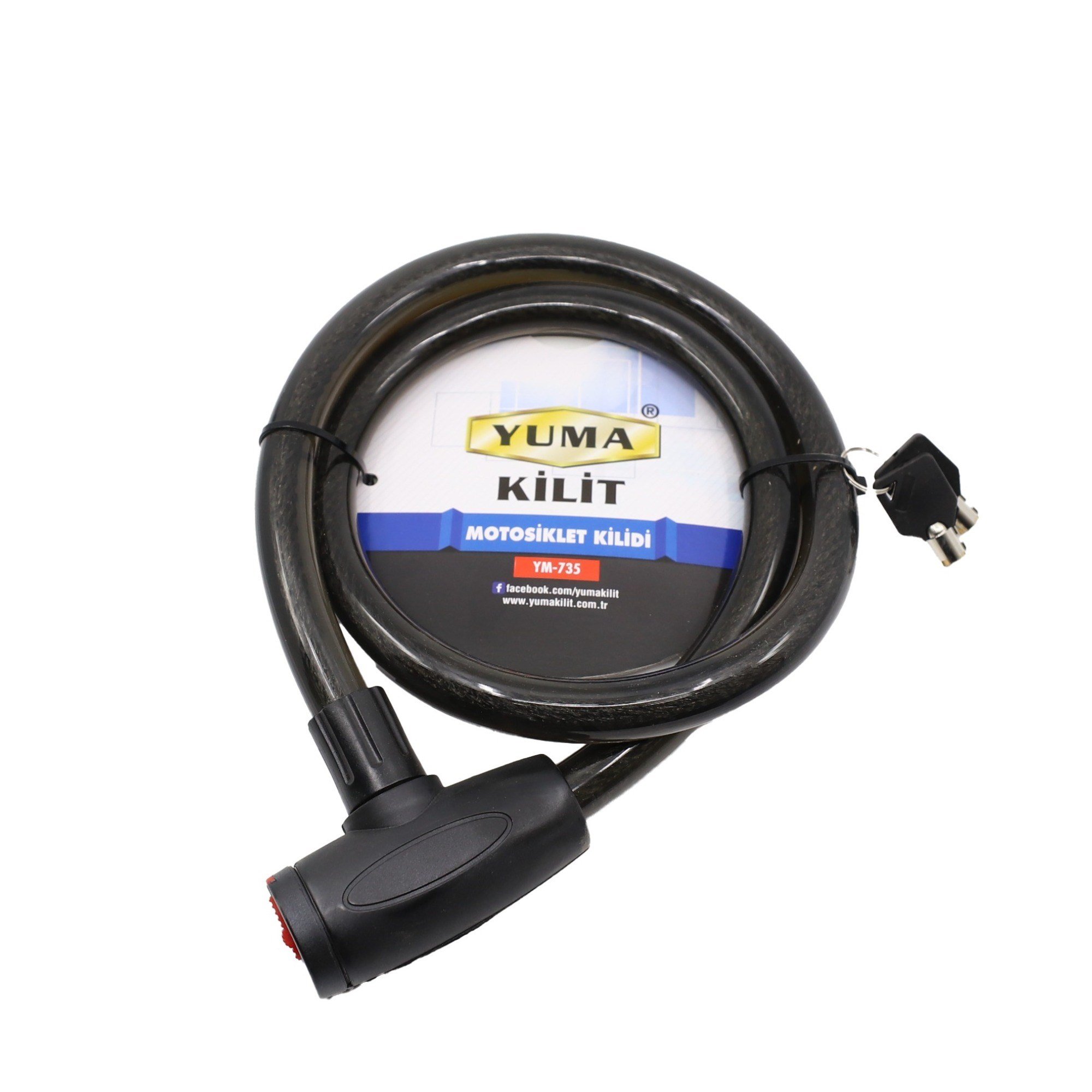 YUMA MOTORBİSİKLET KİLİDİ 20X120 CM YM-735