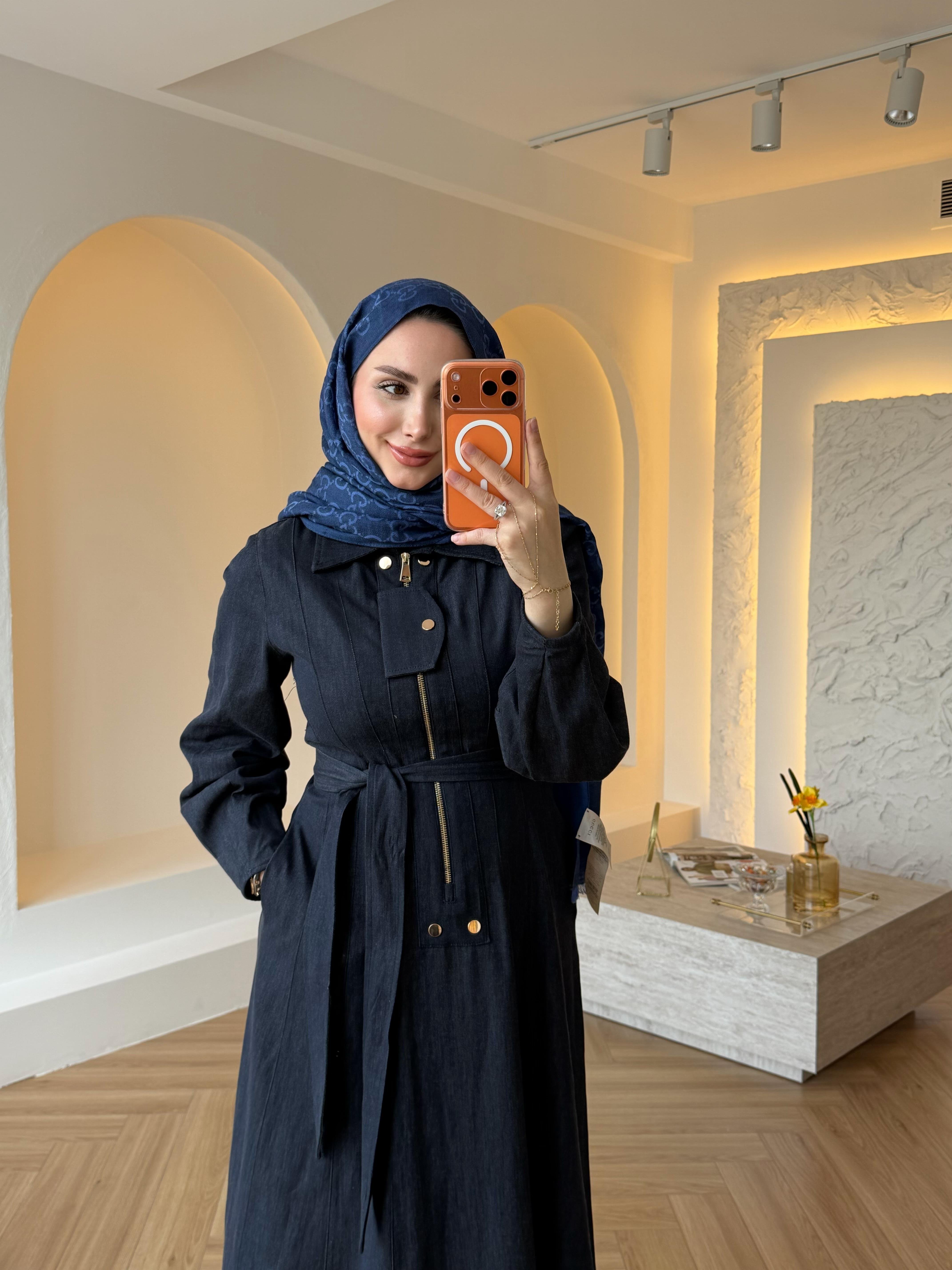 ALYA KOT ELBİSE LACİVERT