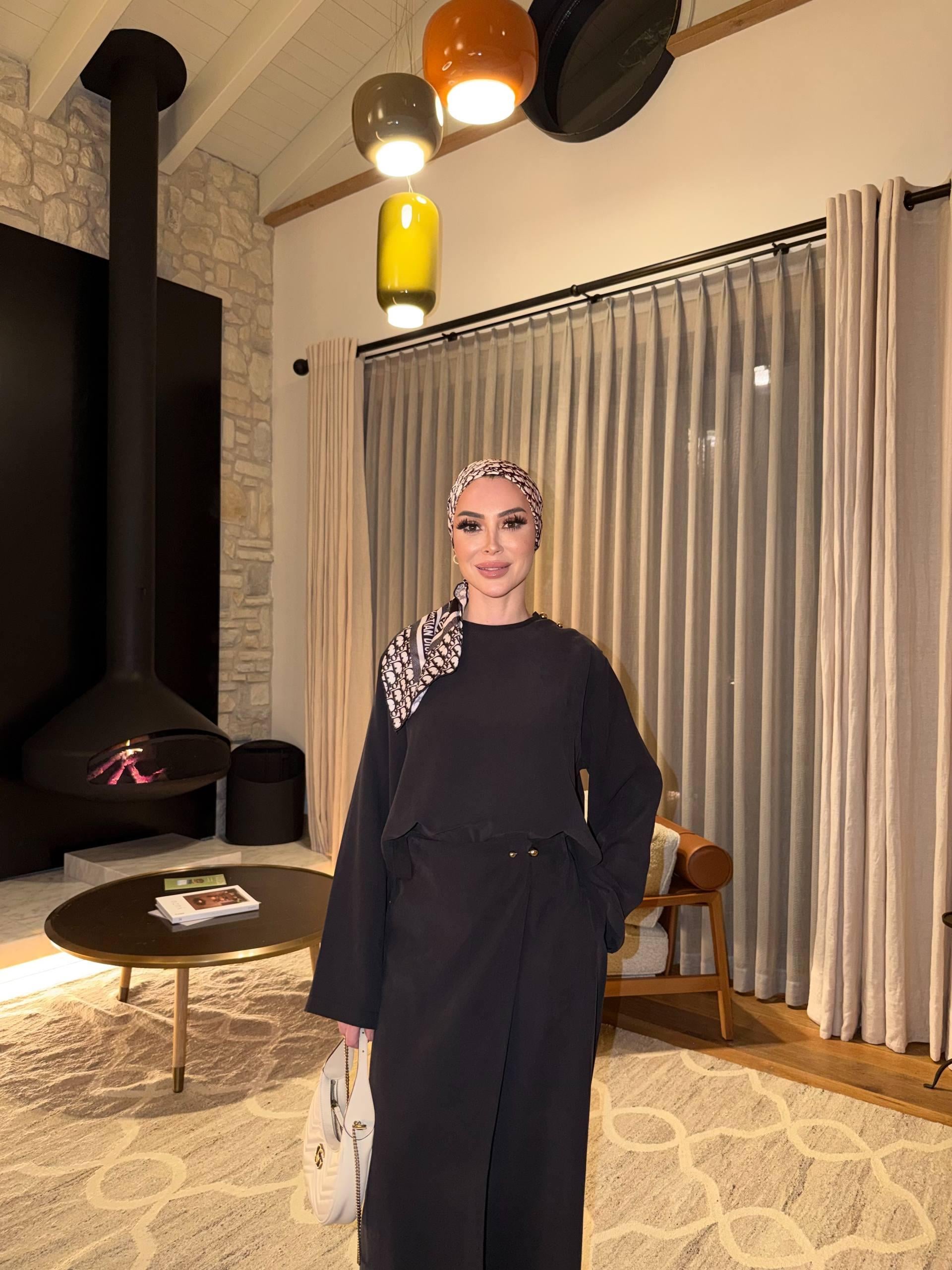 ATELİER TASARIM TAKIM DUMANLI SİYAH