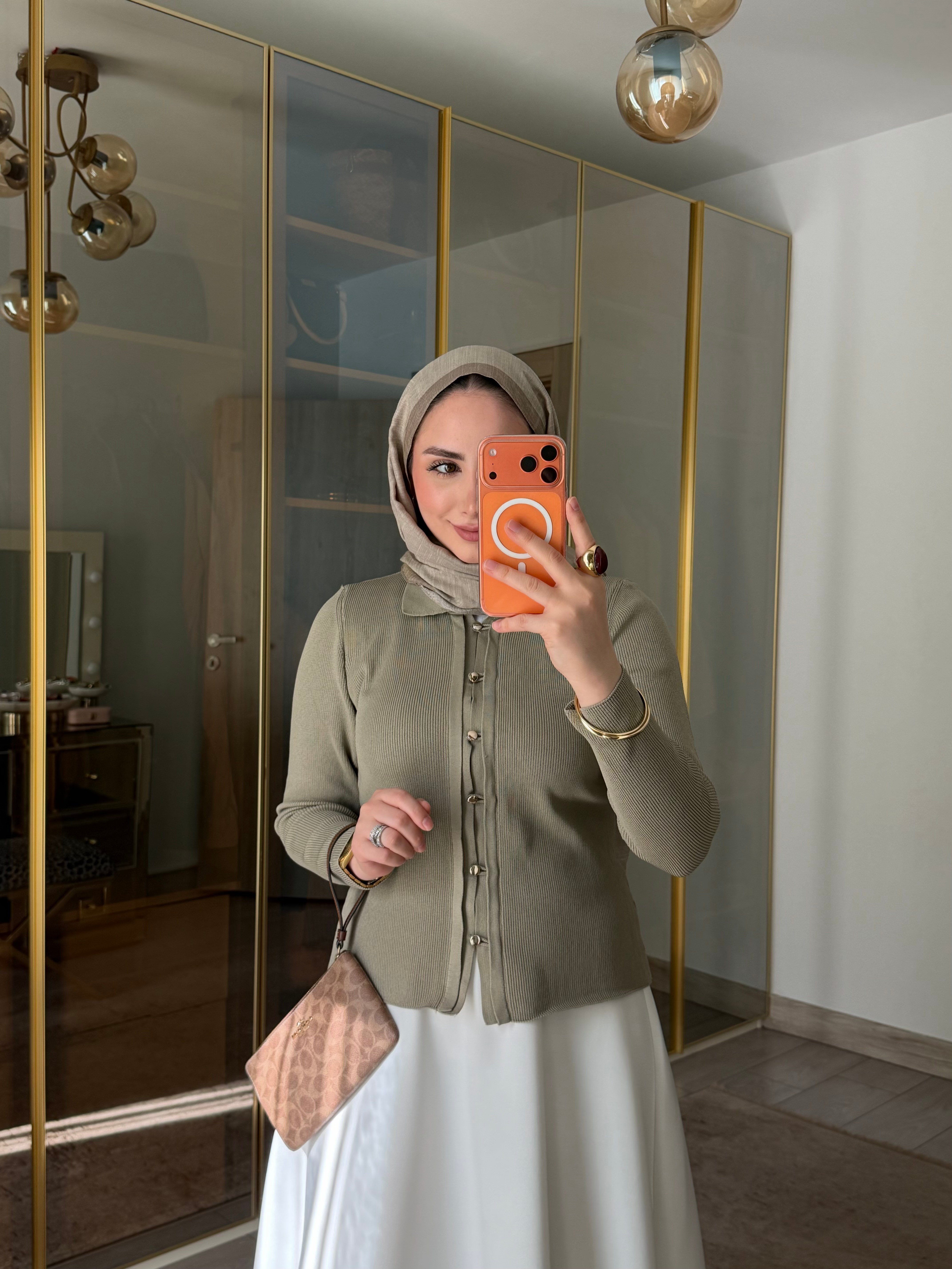 BASIC DÜĞMELİ ÇELİK ÖRME HIRKA VİZON