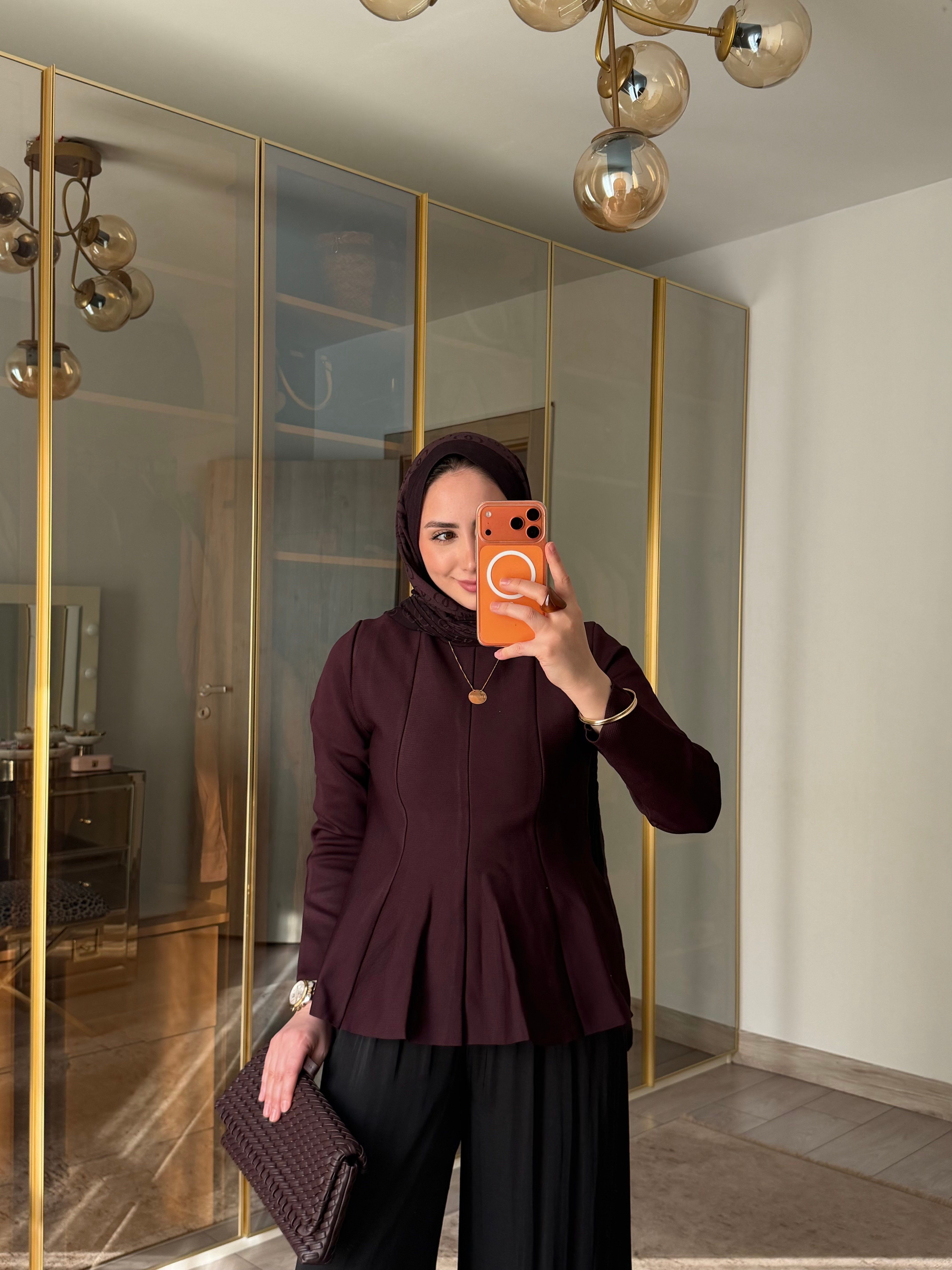BELİS BEL VURGULU TRİKO ÜST MÜRDÜM