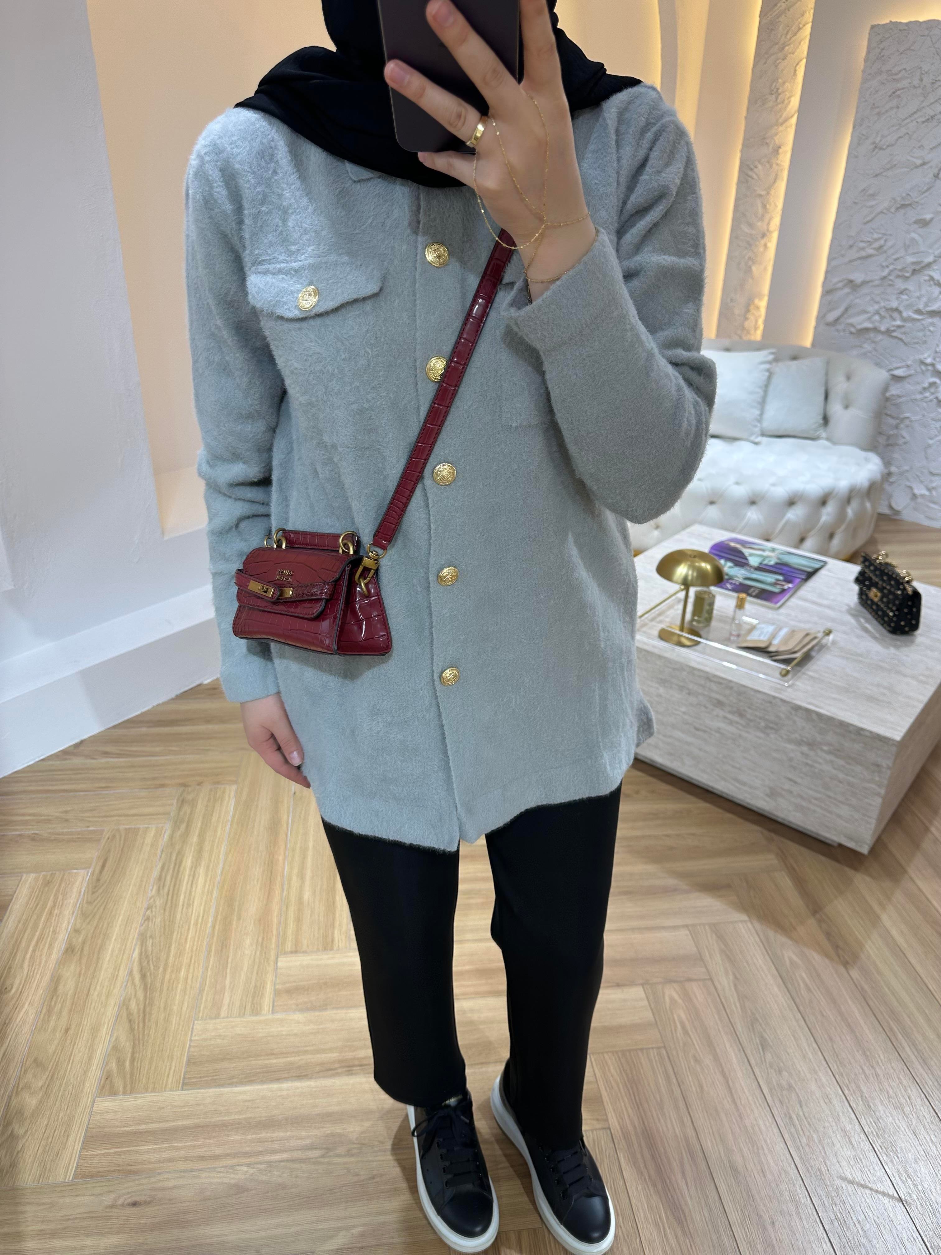 BYM ANGORA HIRKA GRİ