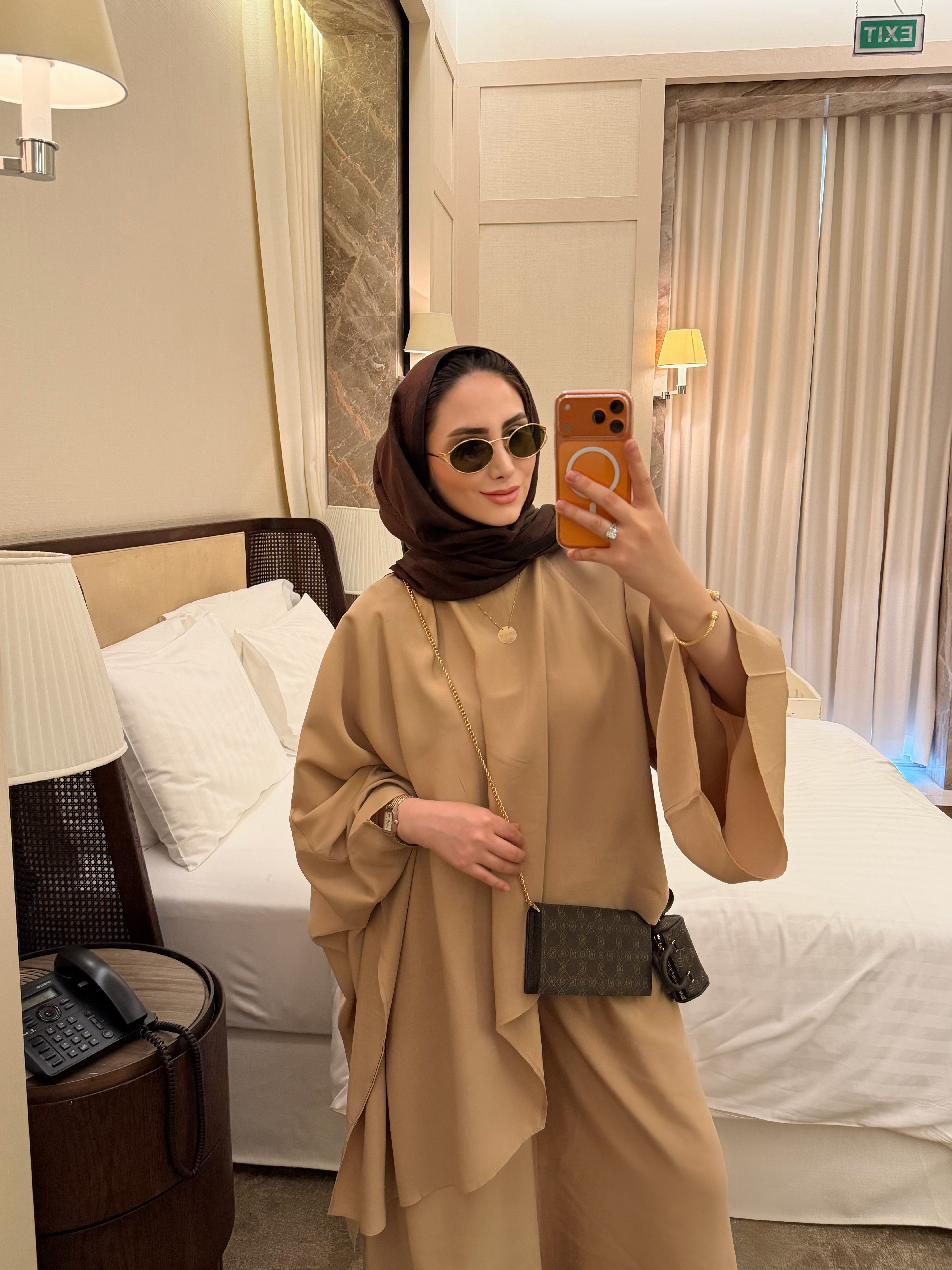 DANKE ASİMETRİK TASARIM TAKIM CAMEL