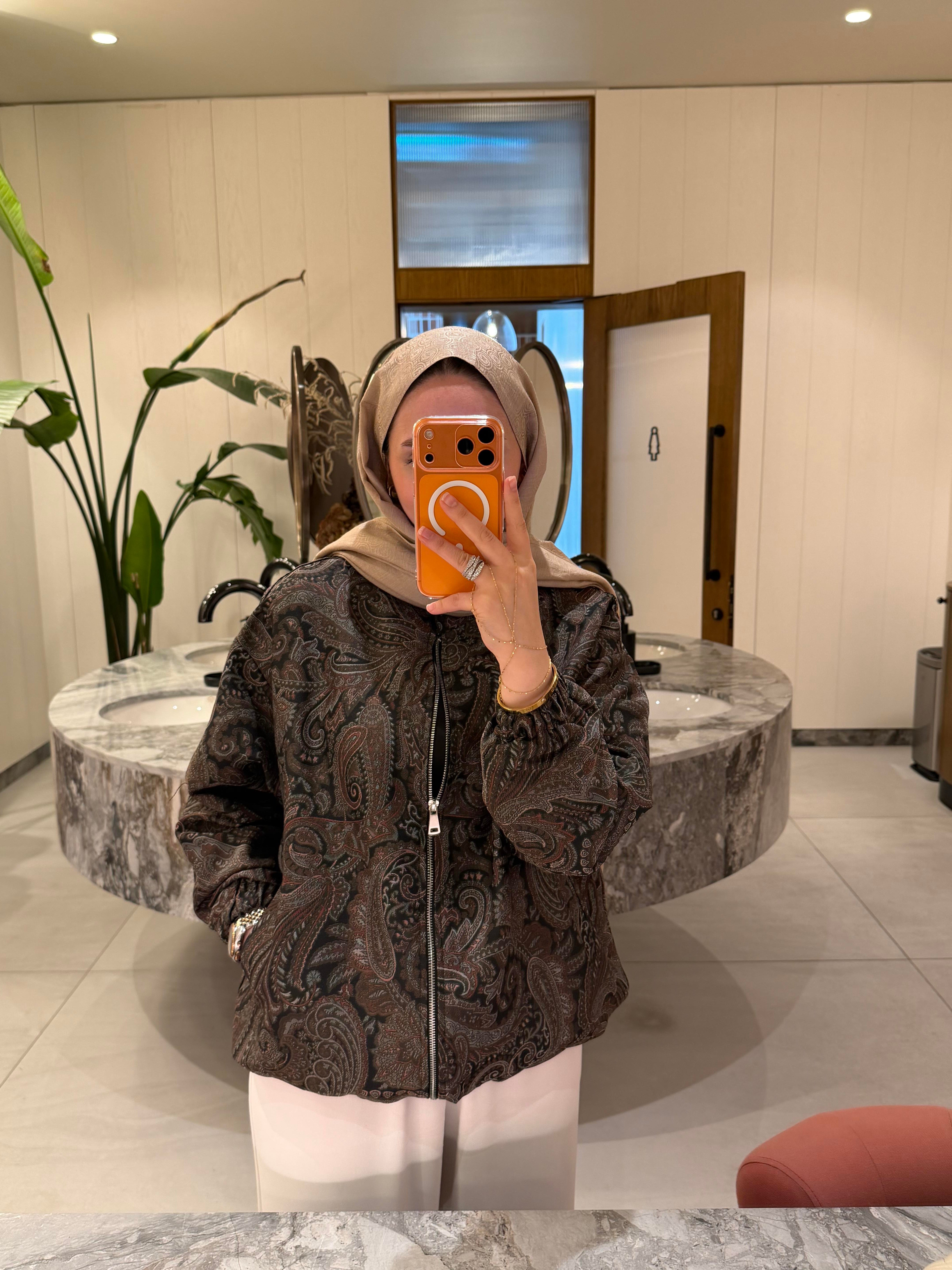 ETRO BOMBER CEKET KAHVE