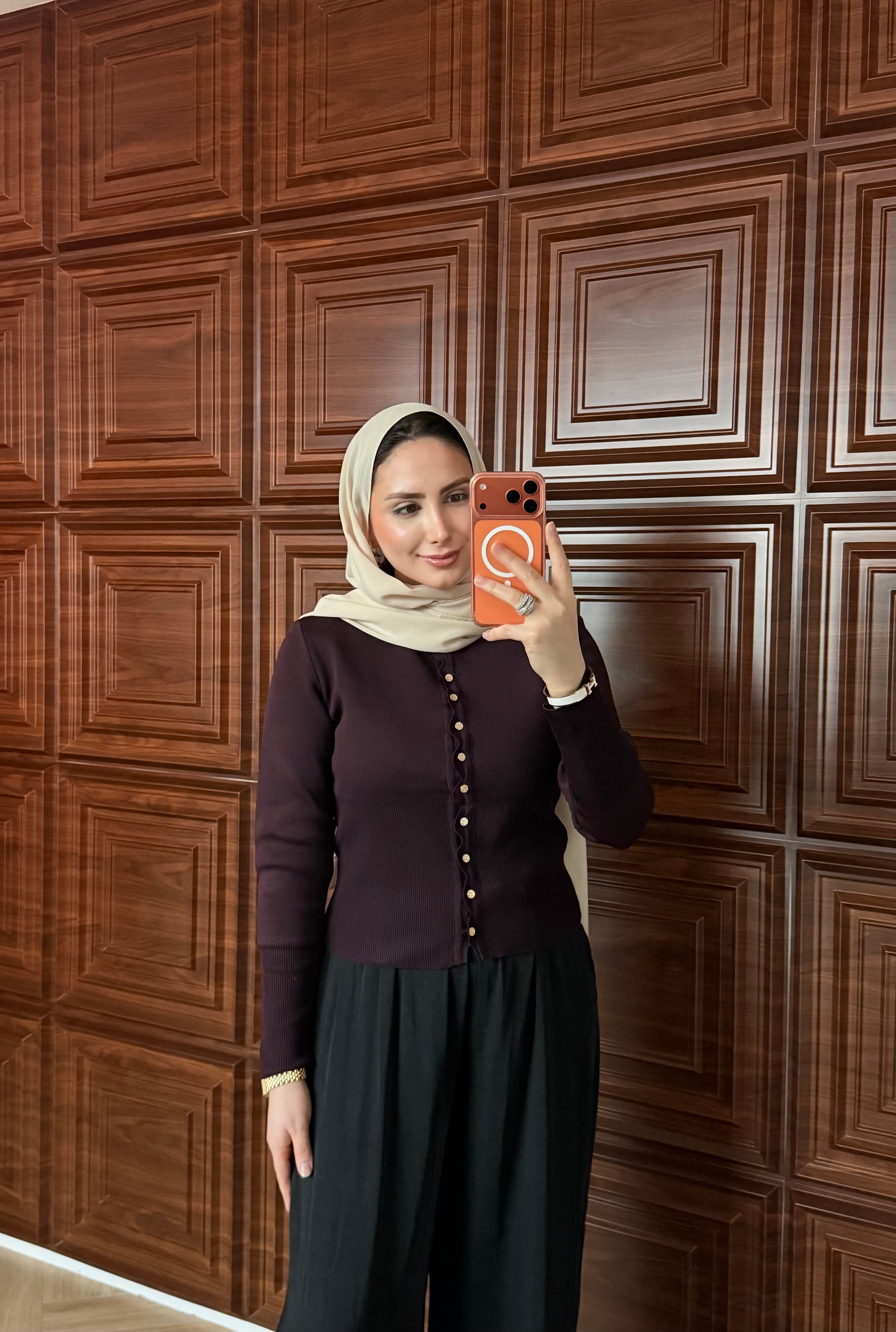 FLOWER MERSERİZE HIRKA MÜRDÜM