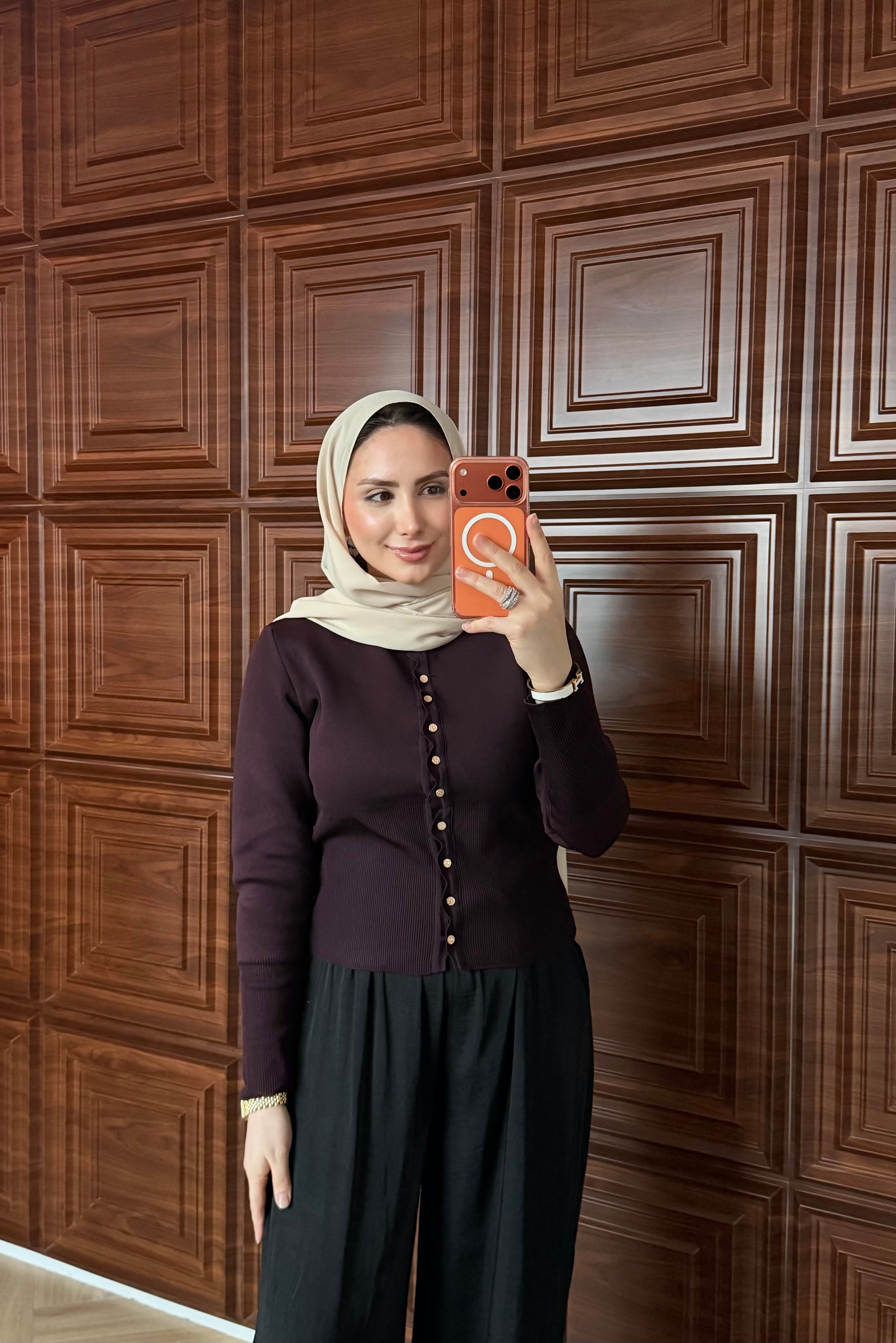 FLOWER MERSERİZE HIRKA MÜRDÜM