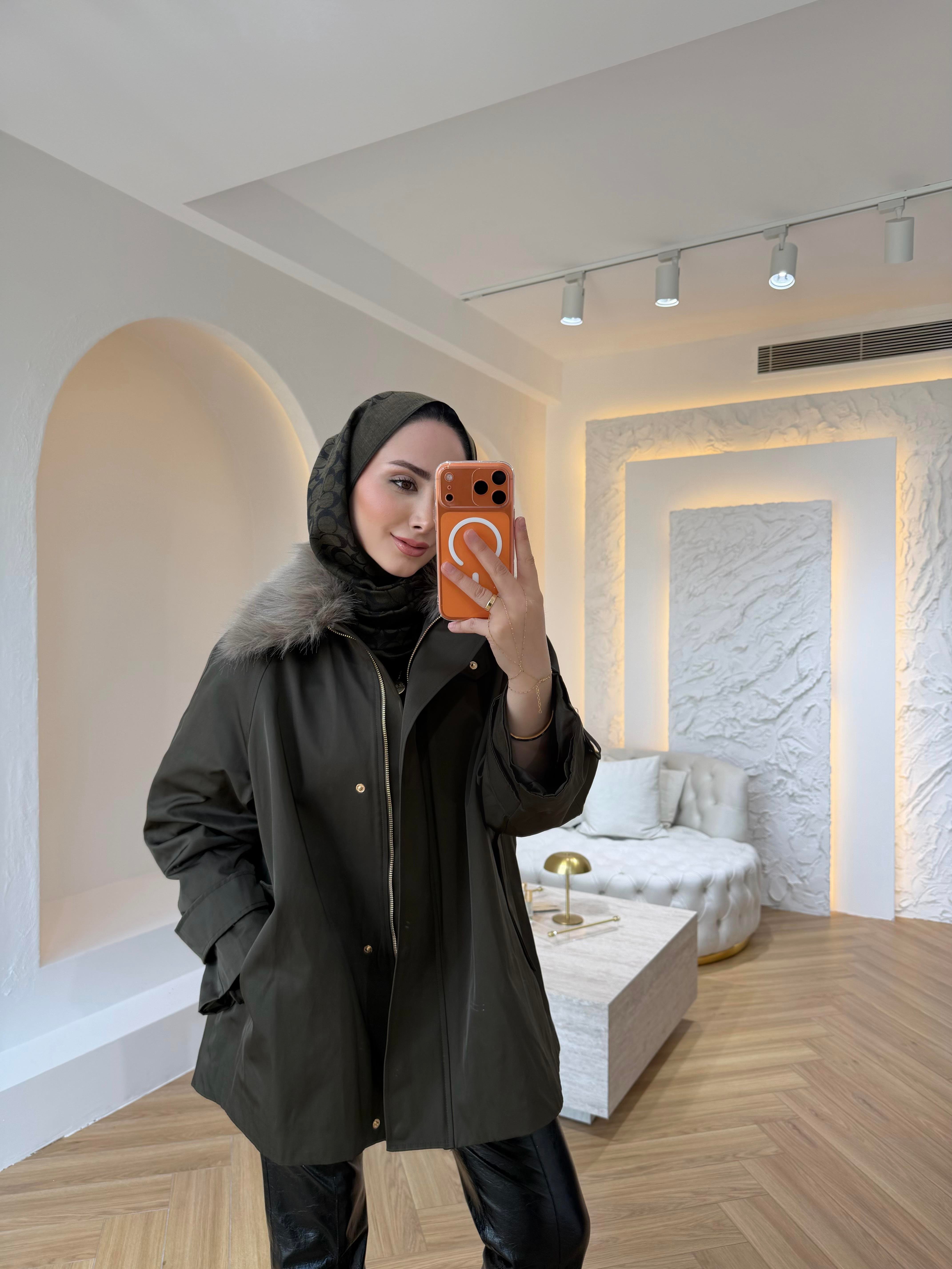 KÜRKLÜ PARKA HAKİ RENK