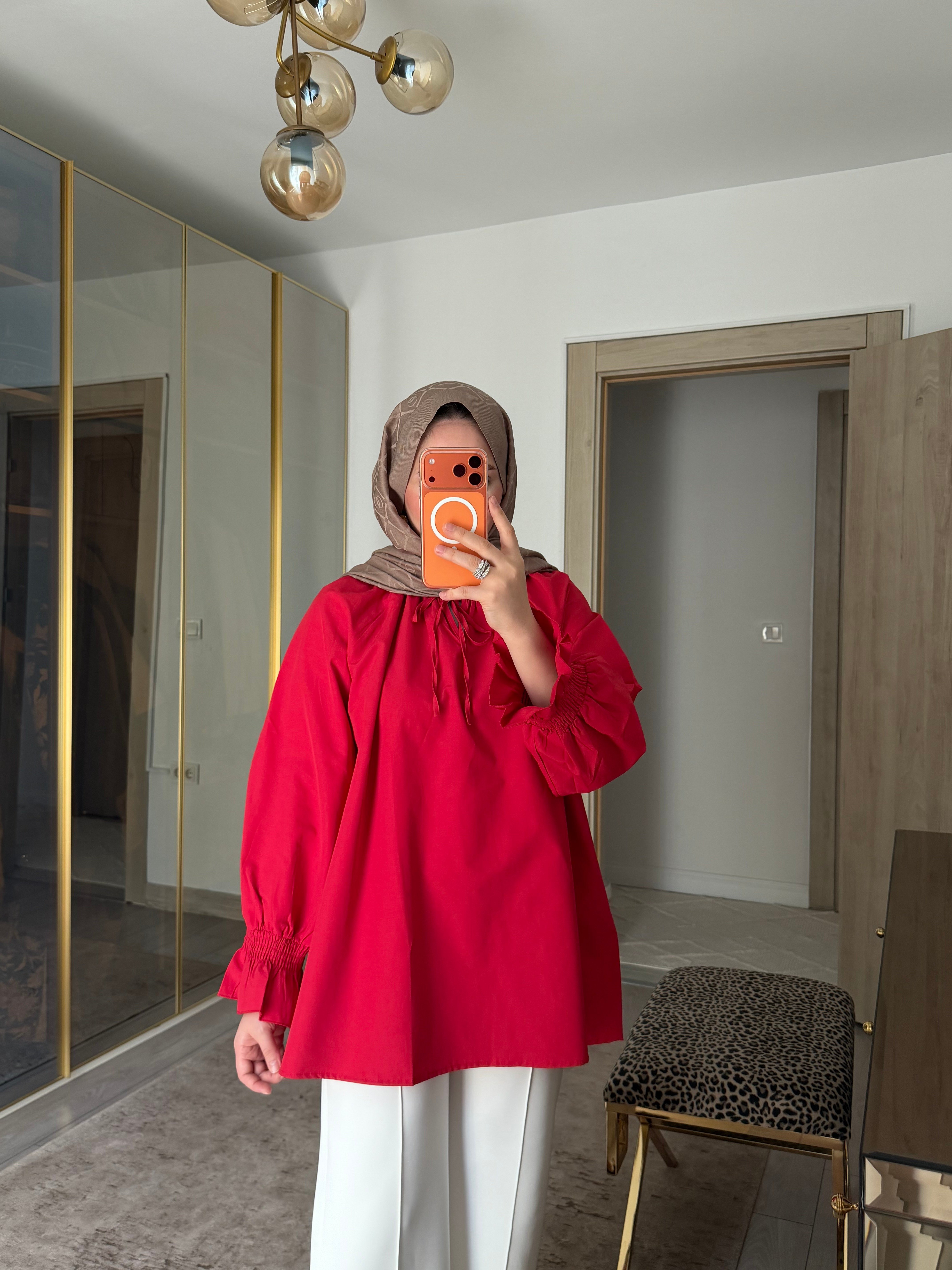 LAVİN TUNİK KIRMIZI