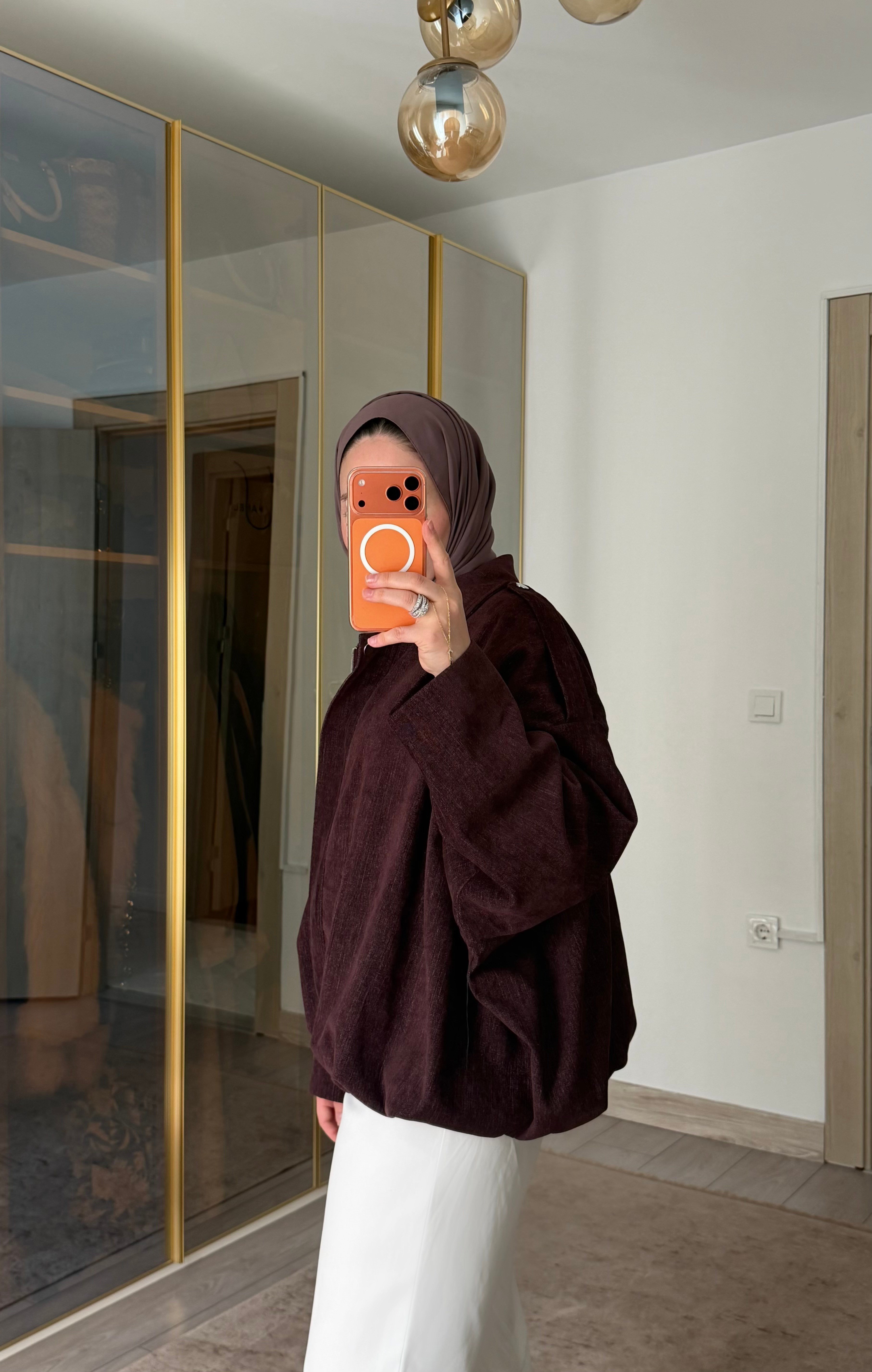 LİRAY BOMBER CEKET BORDO