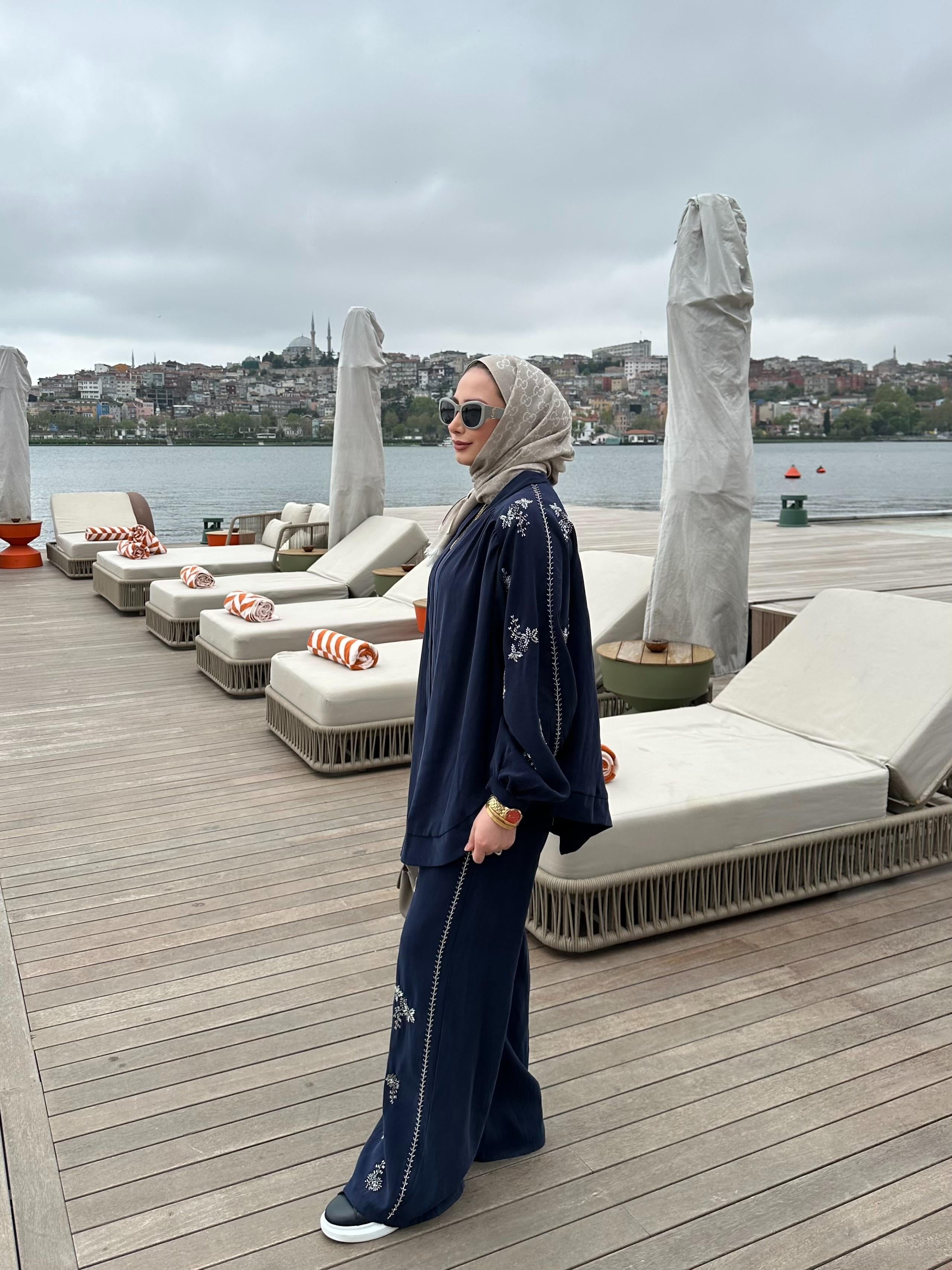 LİZAY TAŞLI KİMONA TAKIM