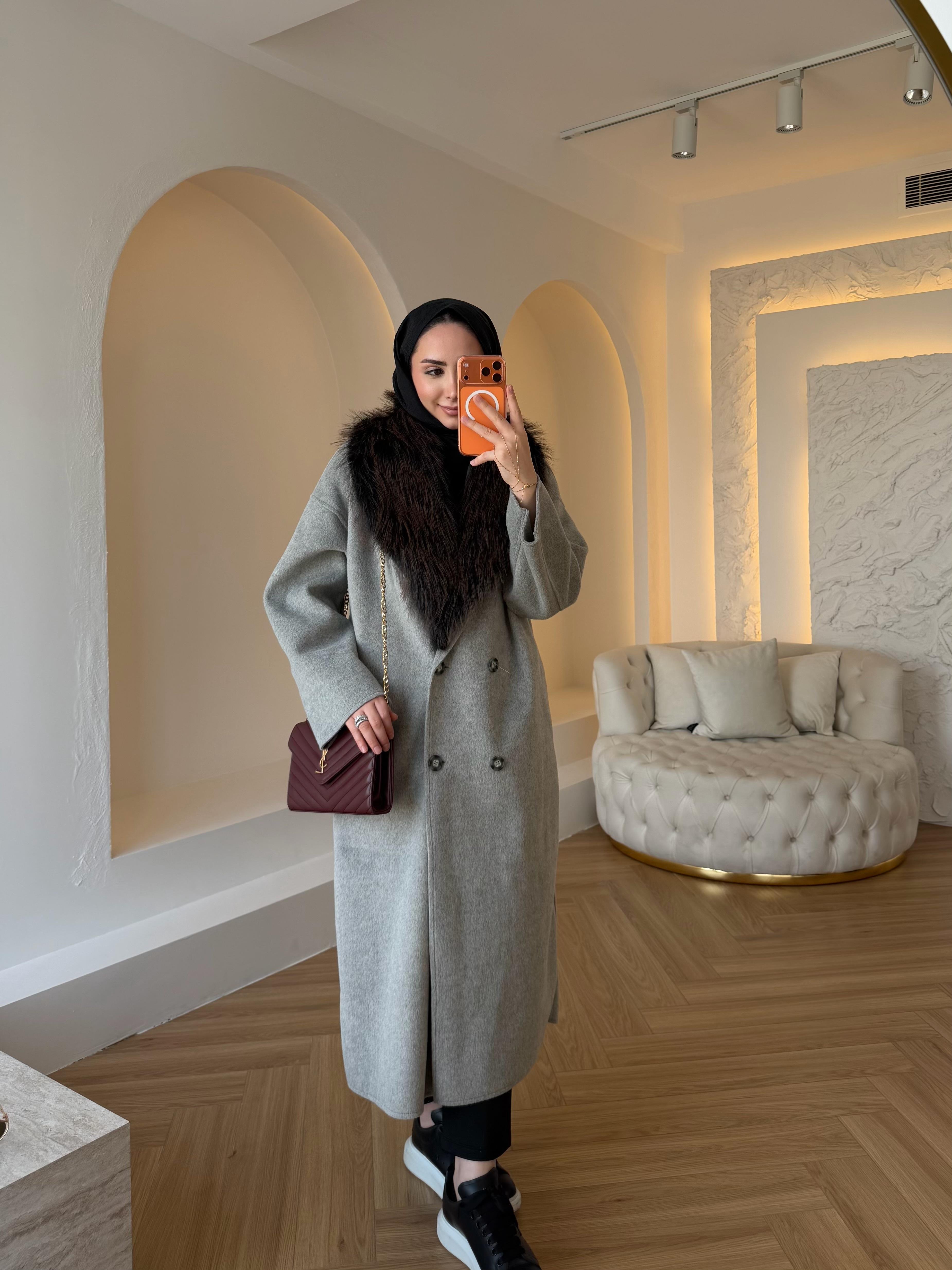 LUX KABAN GRİ RENK