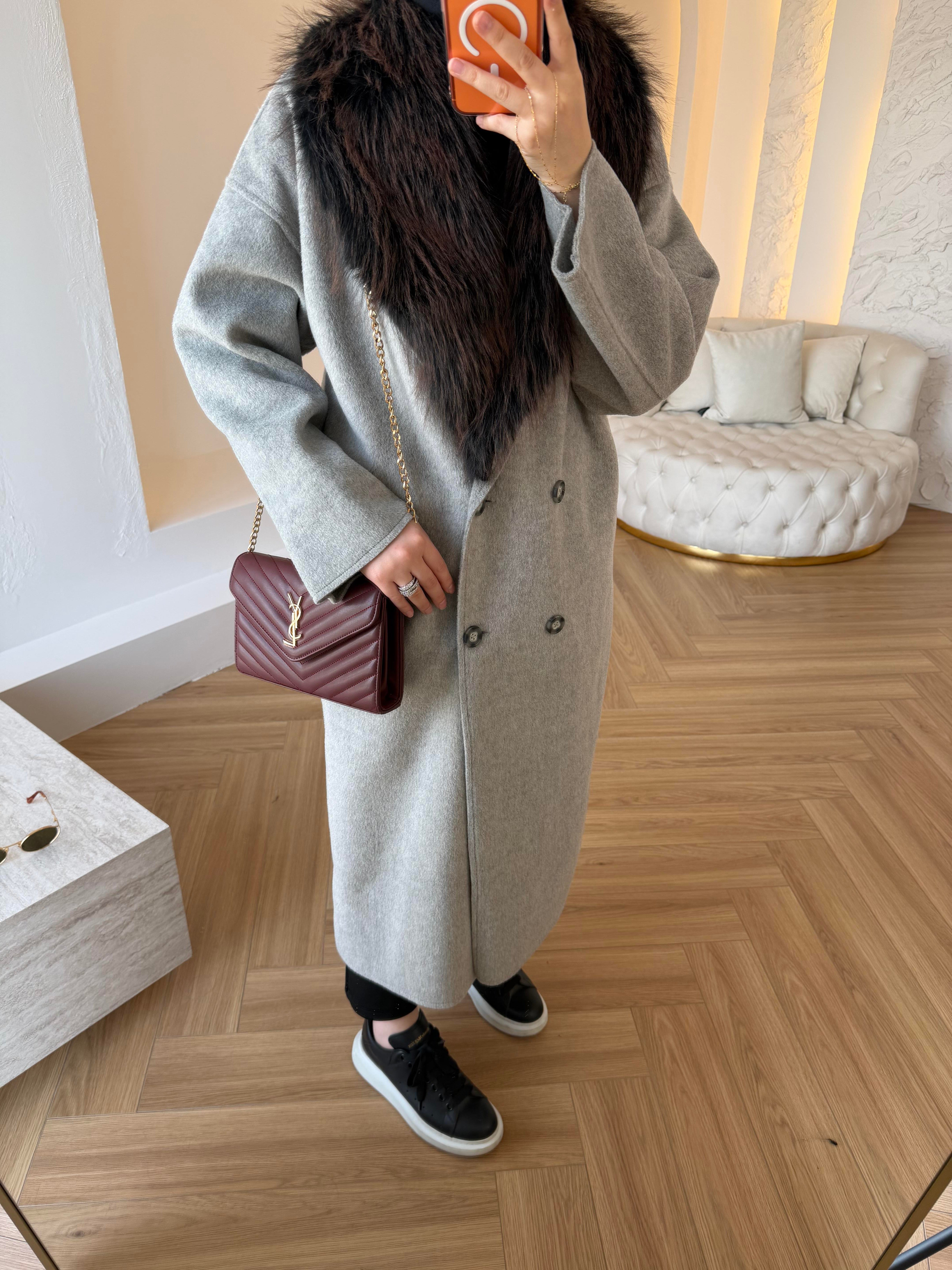 LUX KABAN GRİ RENK