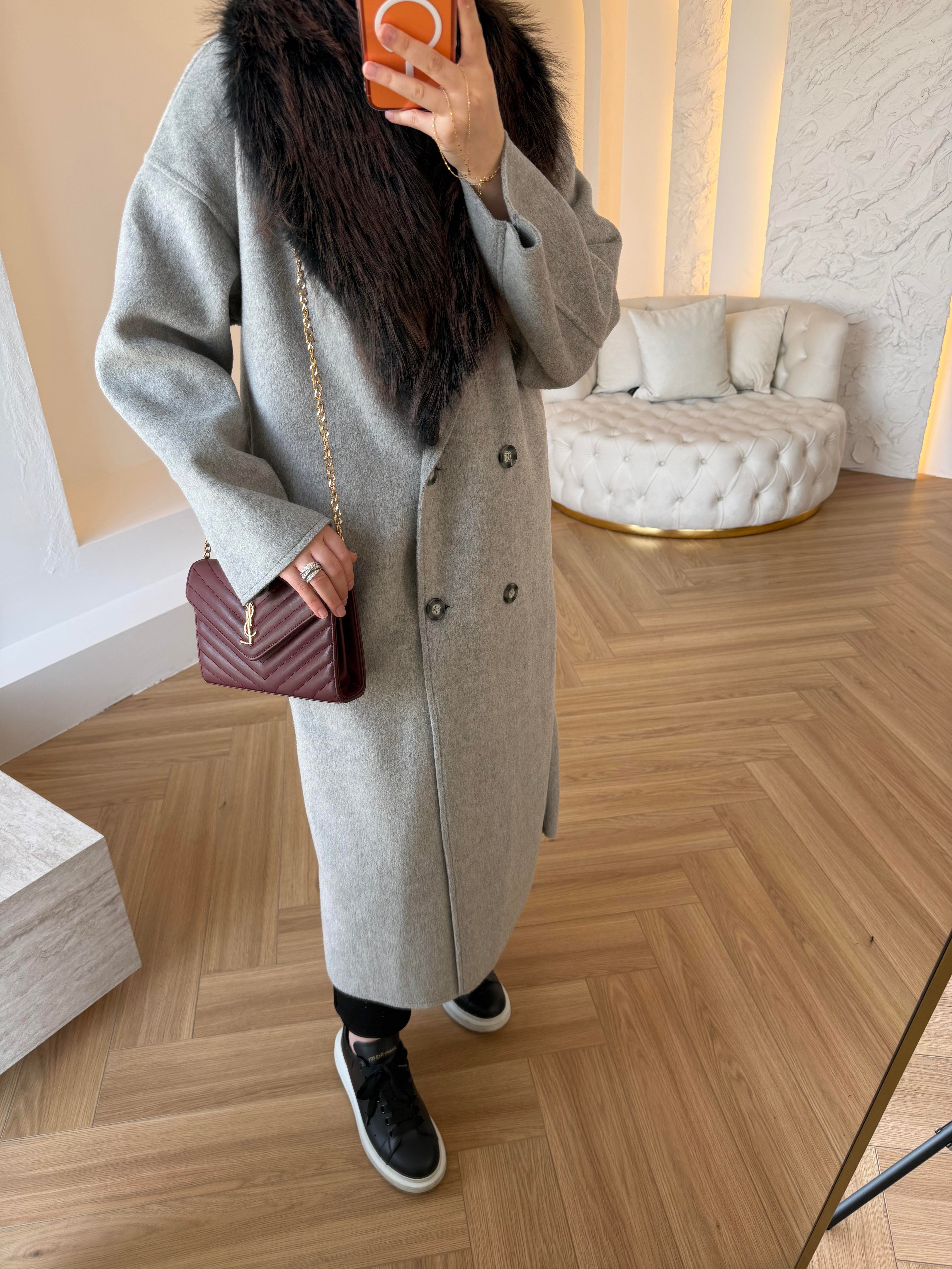 LUX KABAN GRİ RENK