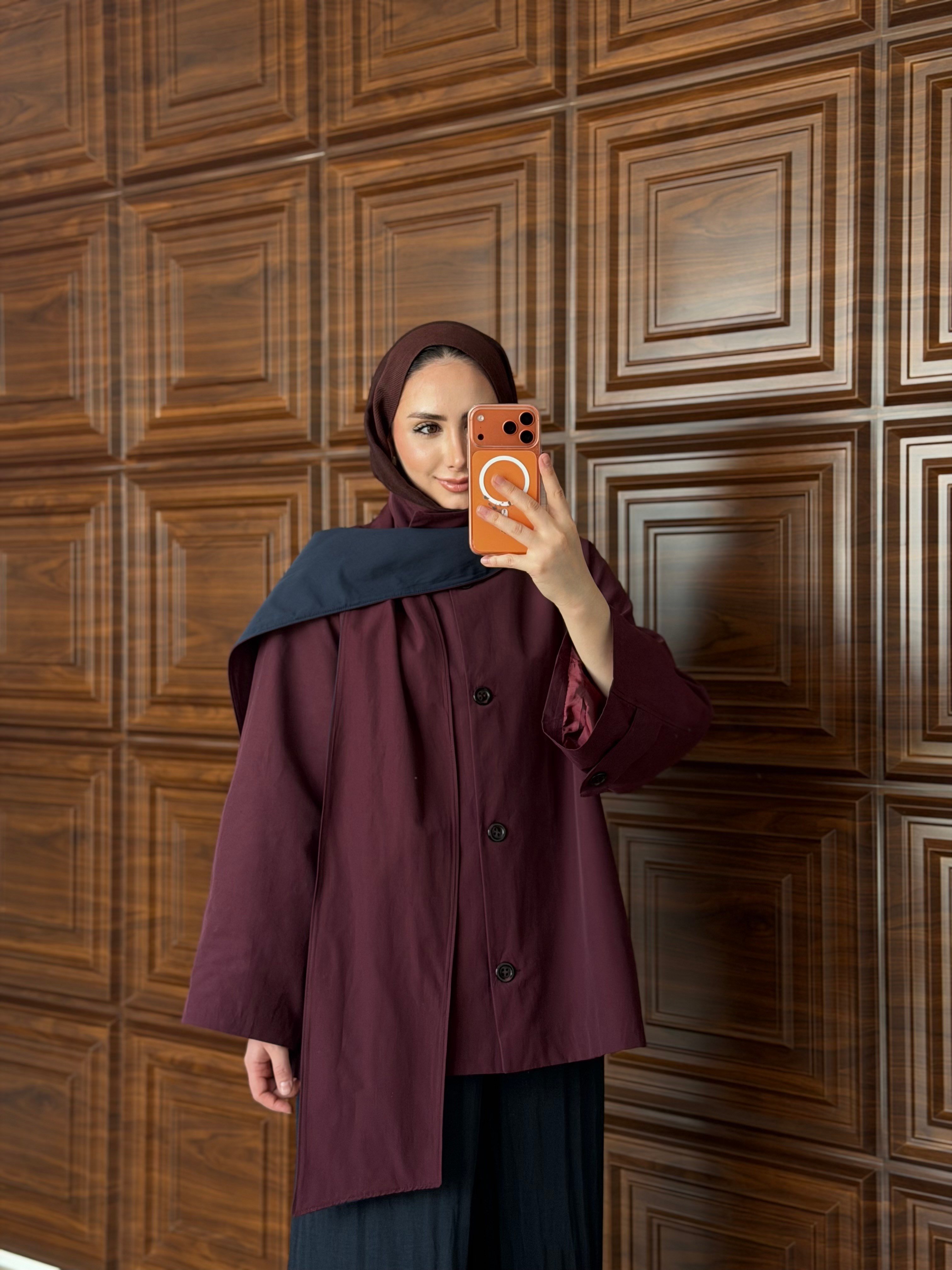 M.DUTTI MODEL FULAR DETAYLI TRENÇ BORDO