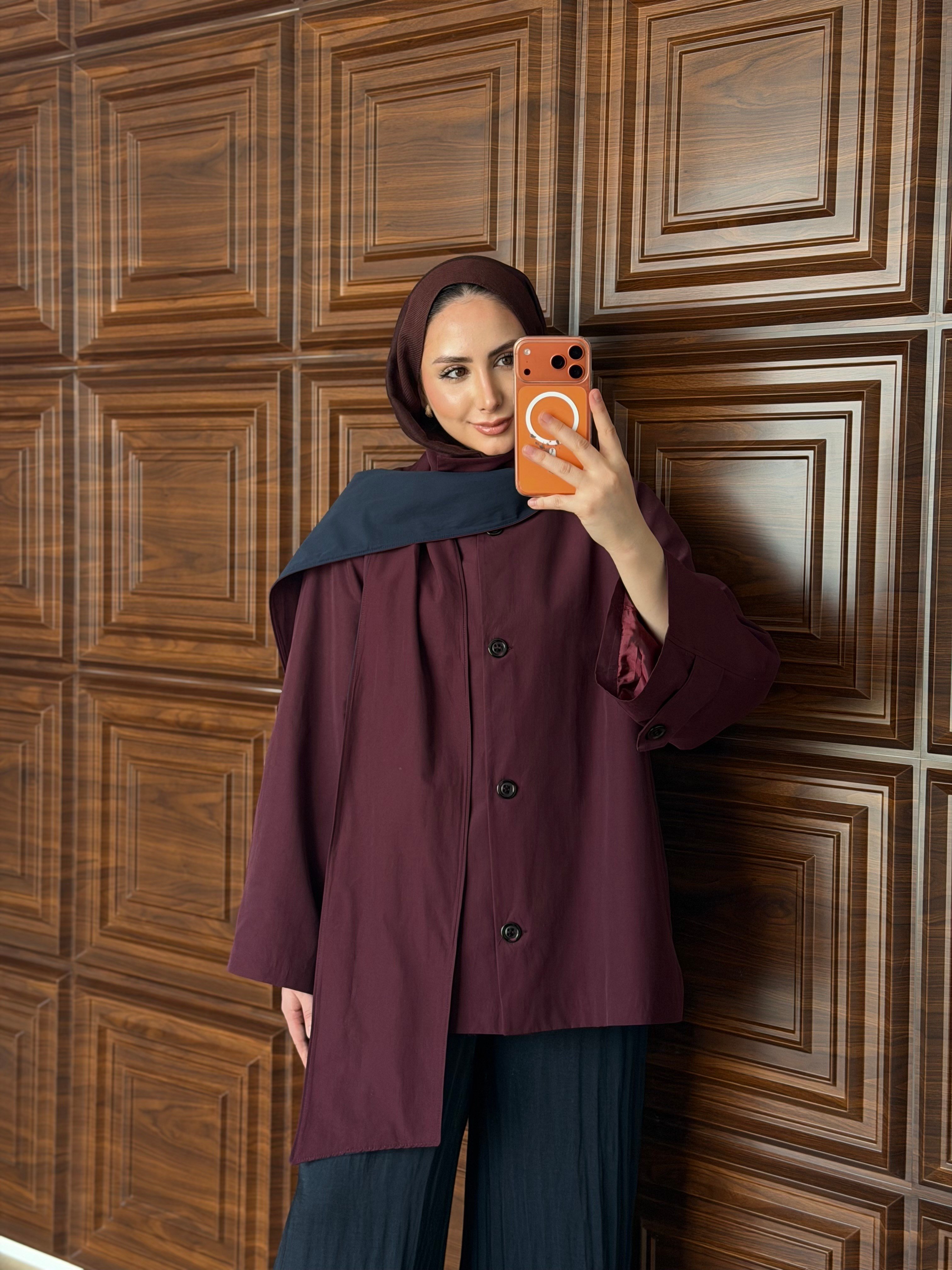 M.DUTTI MODEL FULAR DETAYLI TRENÇ BORDO
