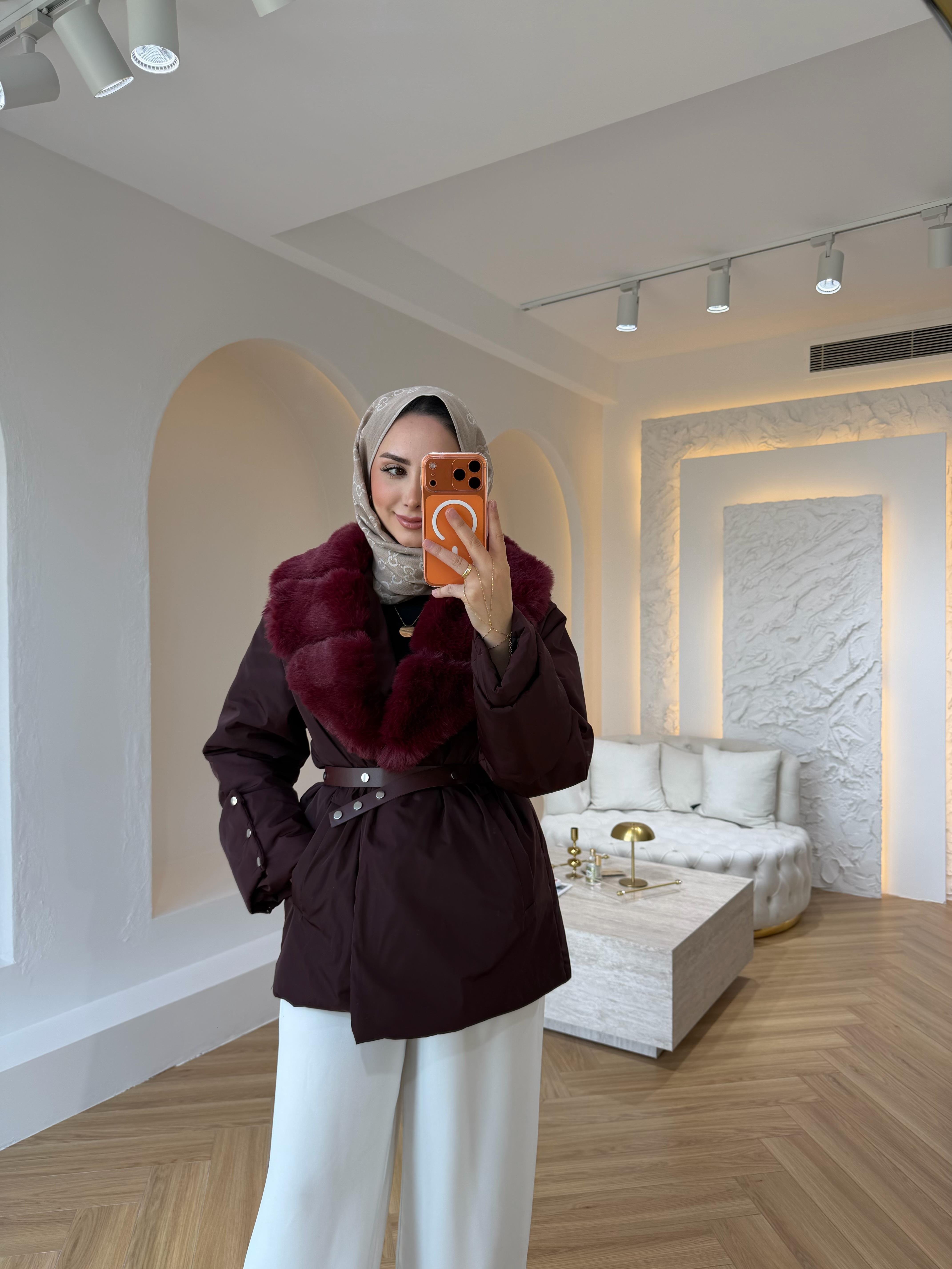 PREMIUM DORA ŞİŞME MONT BORDO  