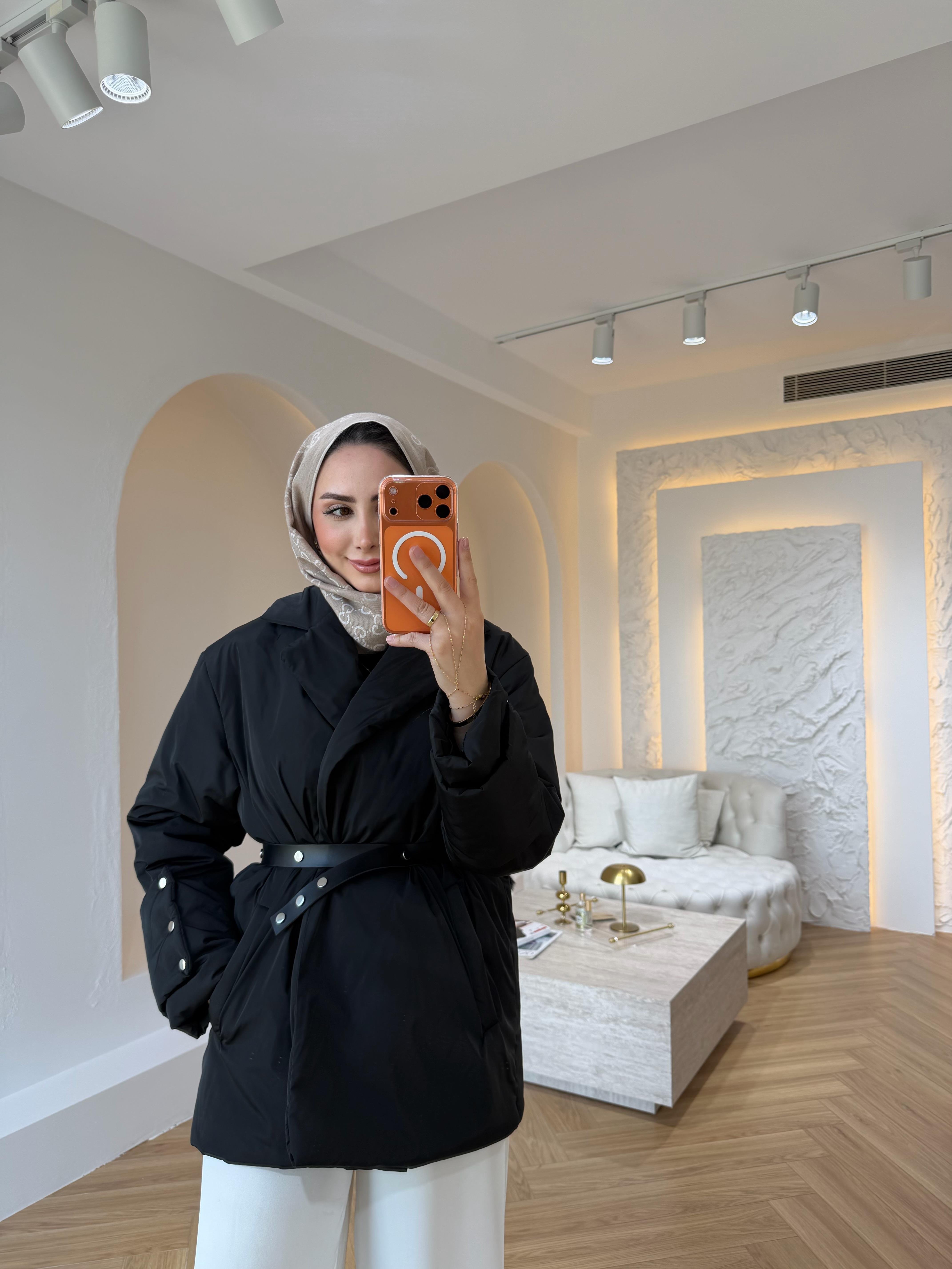 PREMİUM DORA ŞİŞME MONT SİYAH